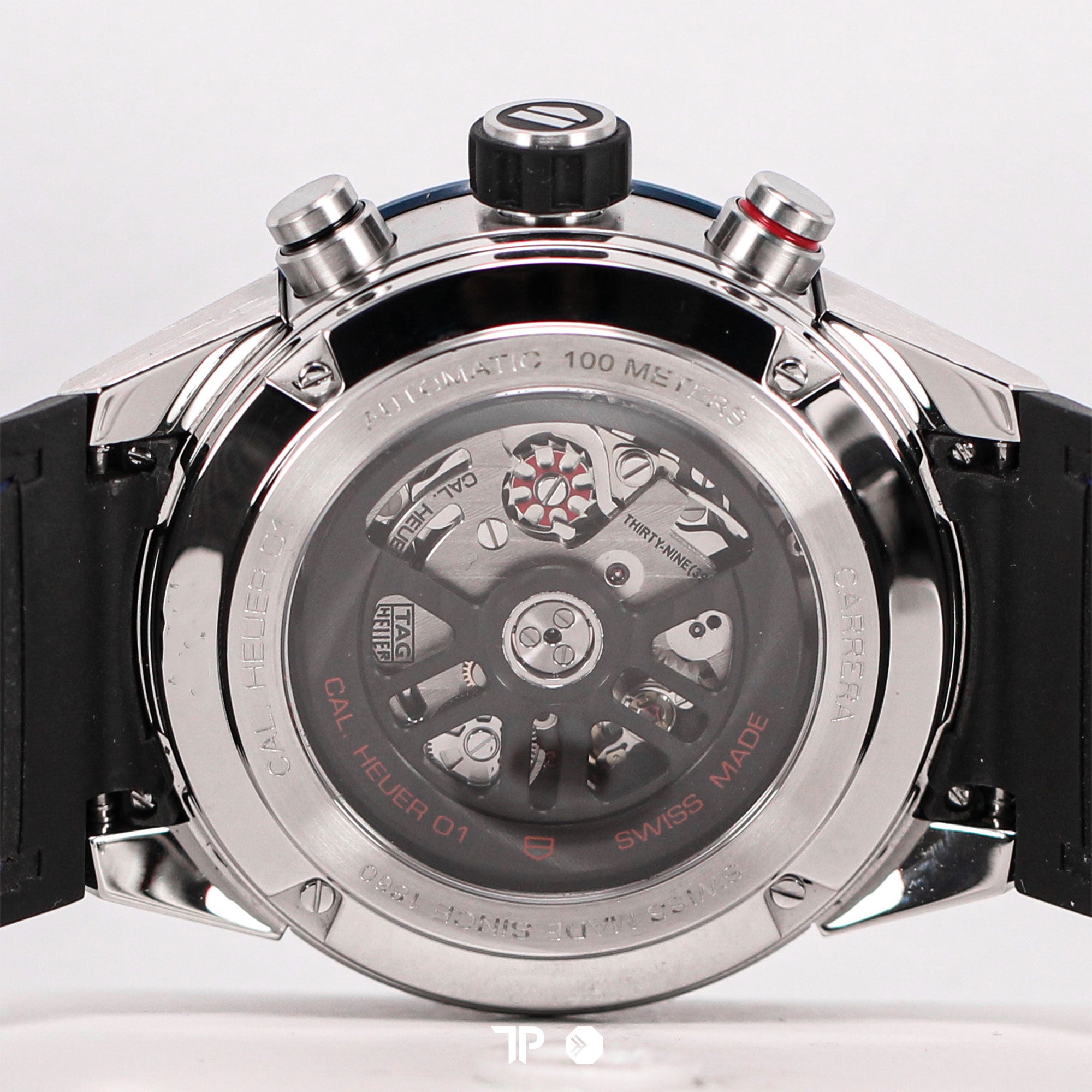 Carrera Heuer 01 Skeleton Leather Blue (2018)