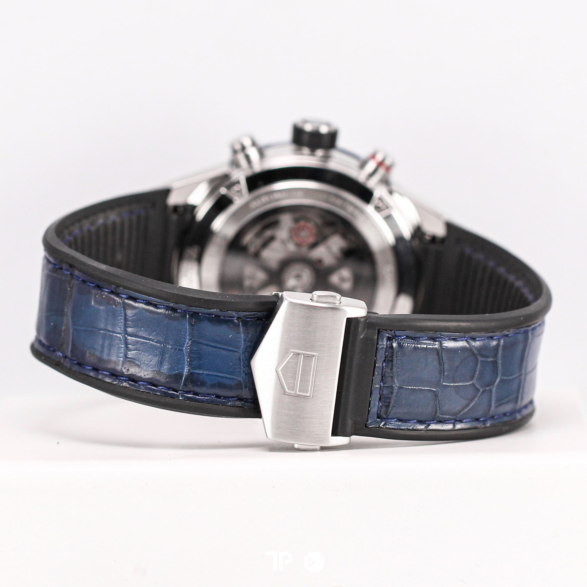 Carrera Heuer 01 Skeleton Leather Blue (2018)