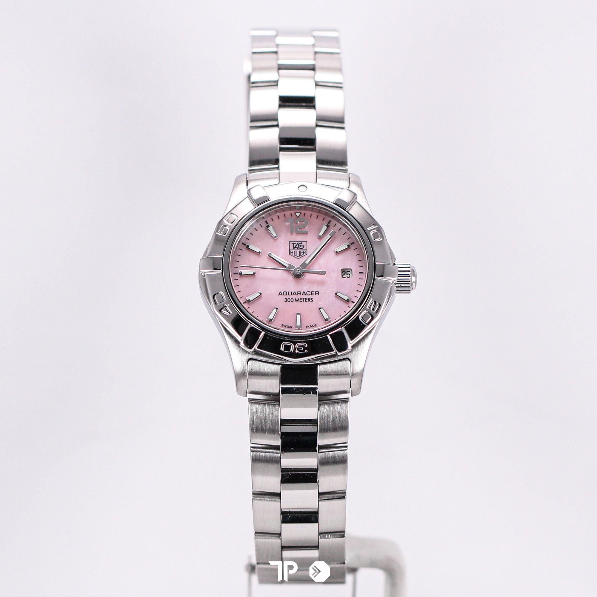 Aquaracer Quartz Lady Pink MOP Dial 28mm