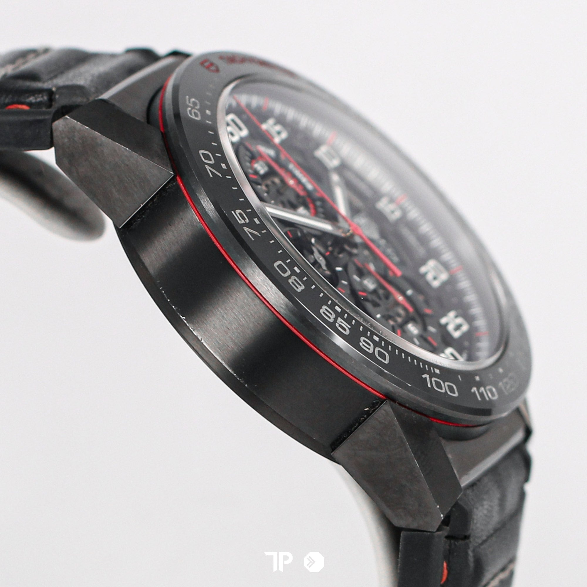 Carrera Heuer 01 Skeleton Leather Black (2018)