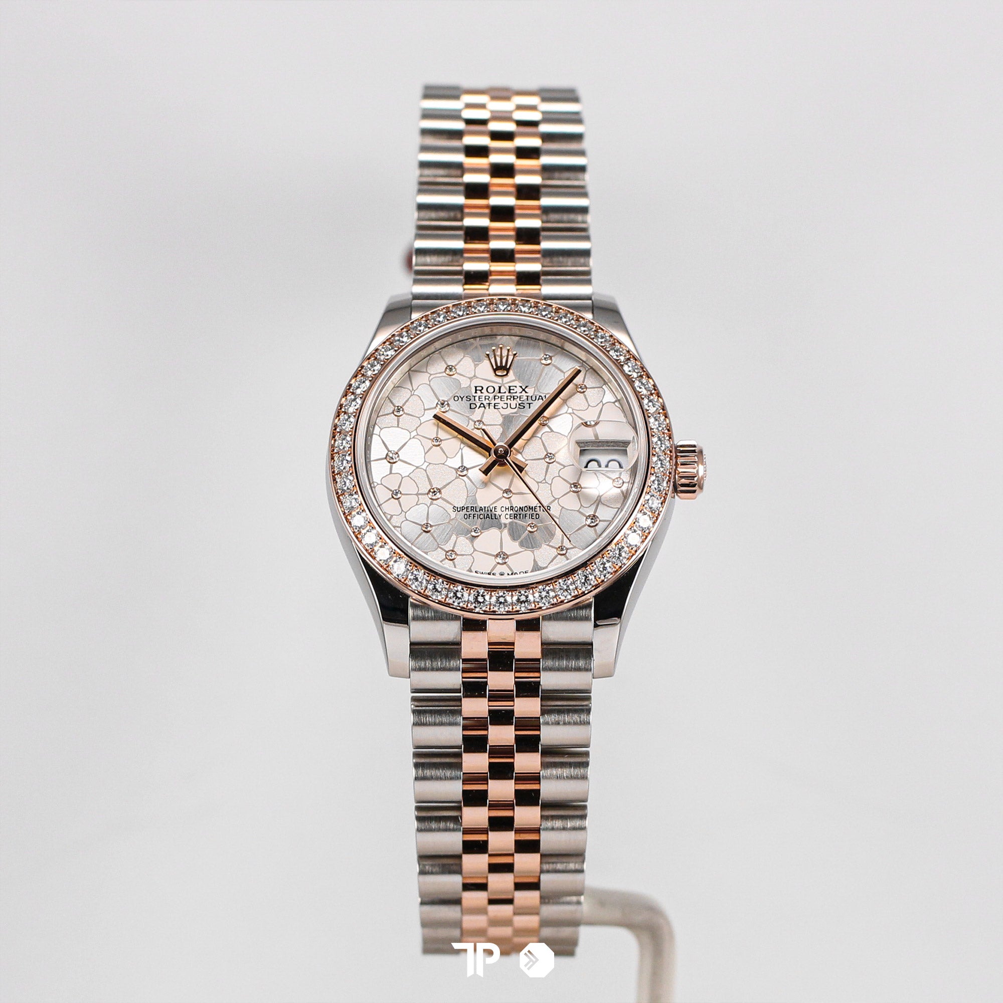 Datejust 31 Two Tone Silver Floral Diamond Bezel (2022)