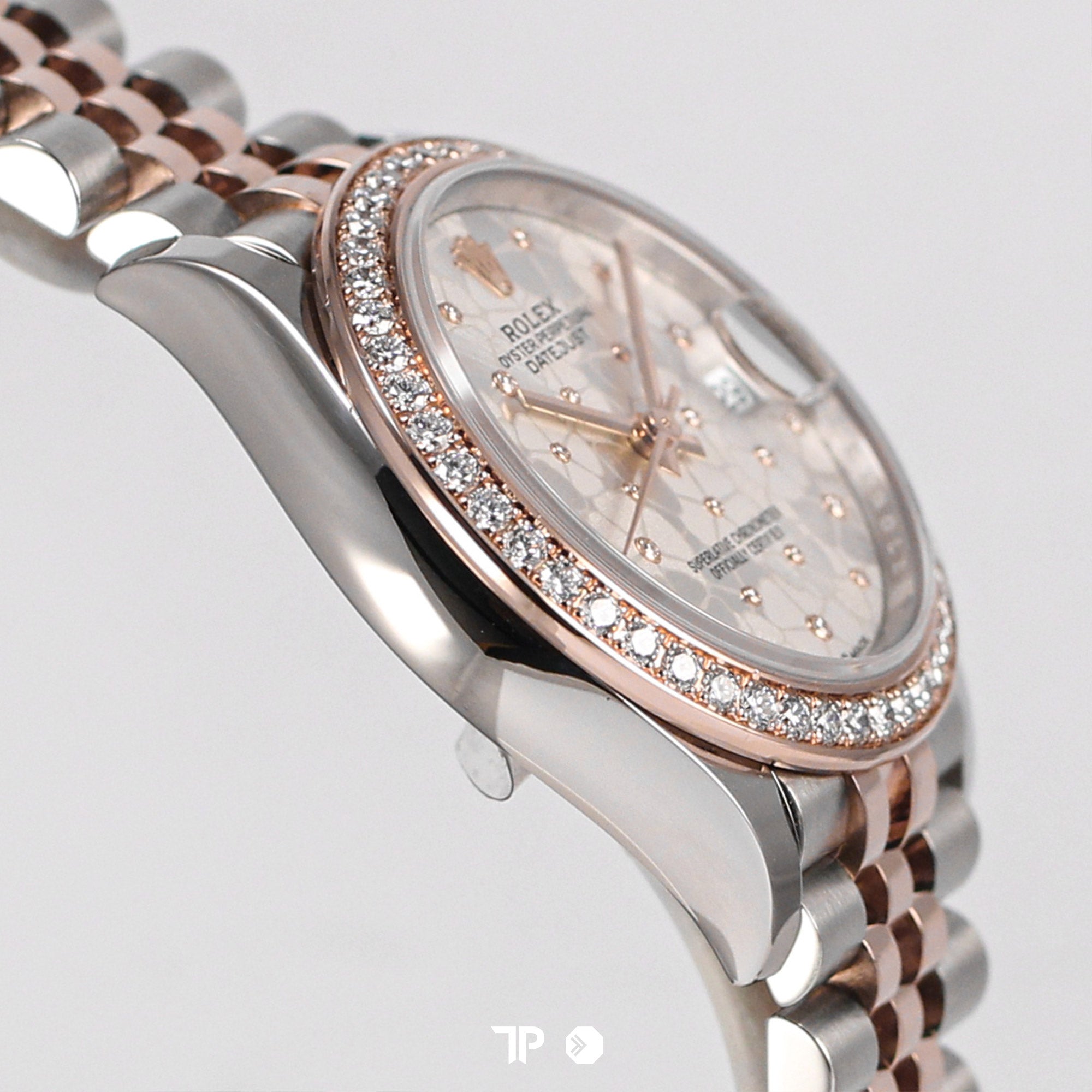 Datejust 31 Two Tone Silver Floral Diamond Bezel (2022)