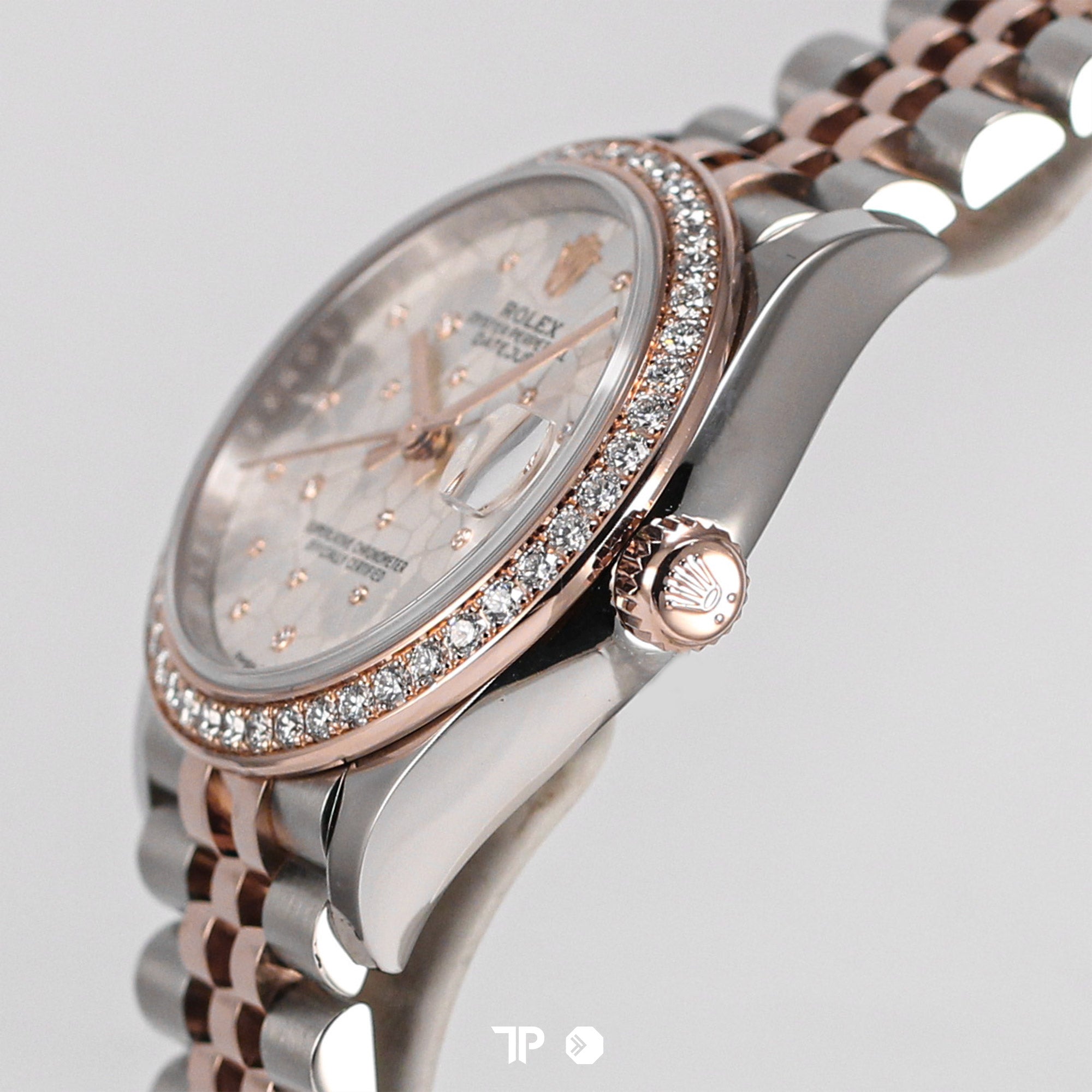 Datejust 31 Two Tone Silver Floral Diamond Bezel (2022)