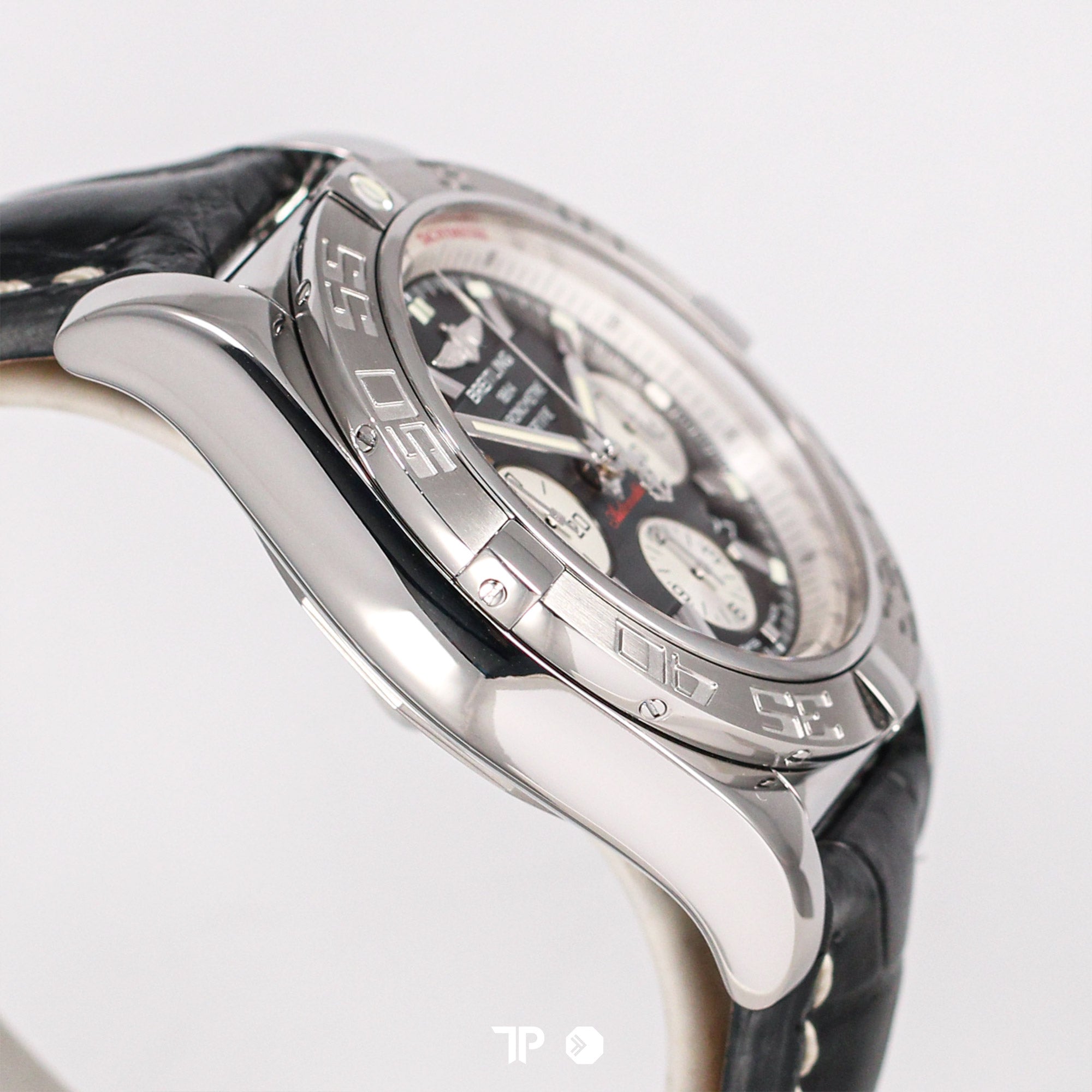 Chronomat B01 Black Dial Leather Strap Inhouse Movement (2012)