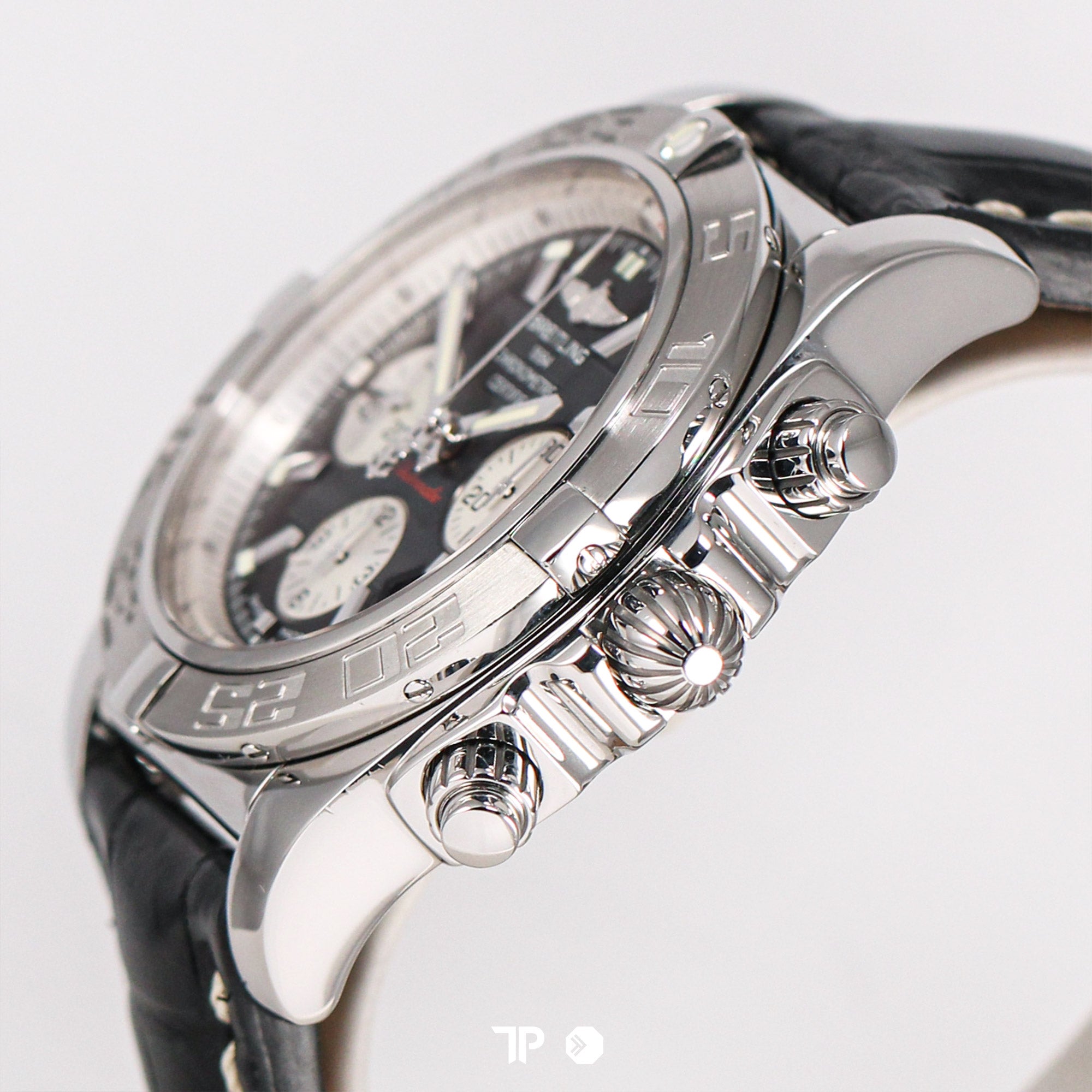 Chronomat B01 Black Dial Leather Strap Inhouse Movement (2012)