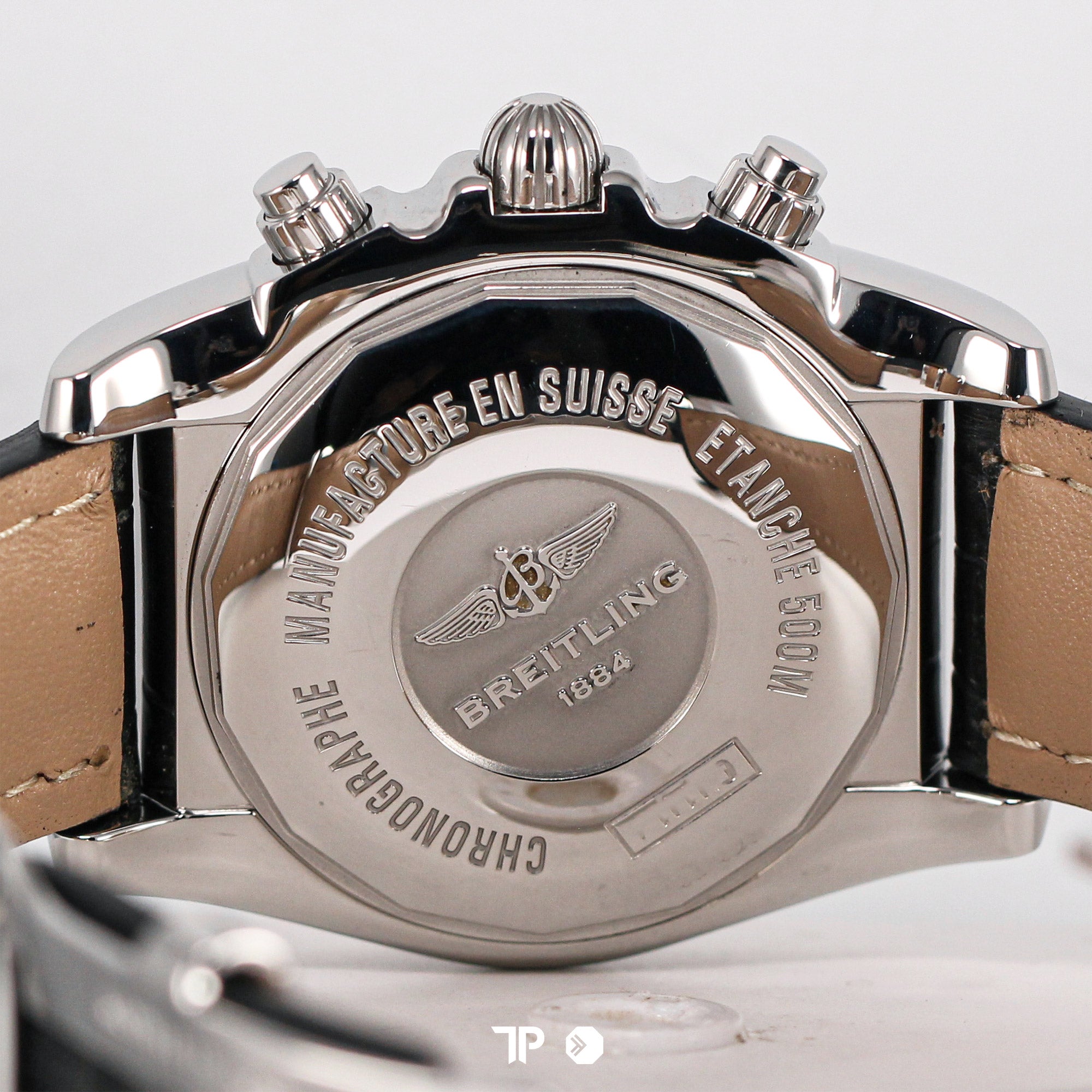 Chronomat B01 Black Dial Leather Strap Inhouse Movement (2012)