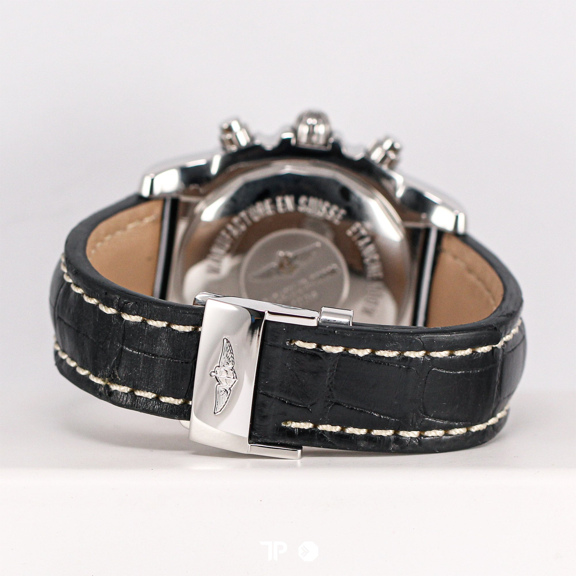 Chronomat B01 Black Dial Leather Strap Inhouse Movement (2012)