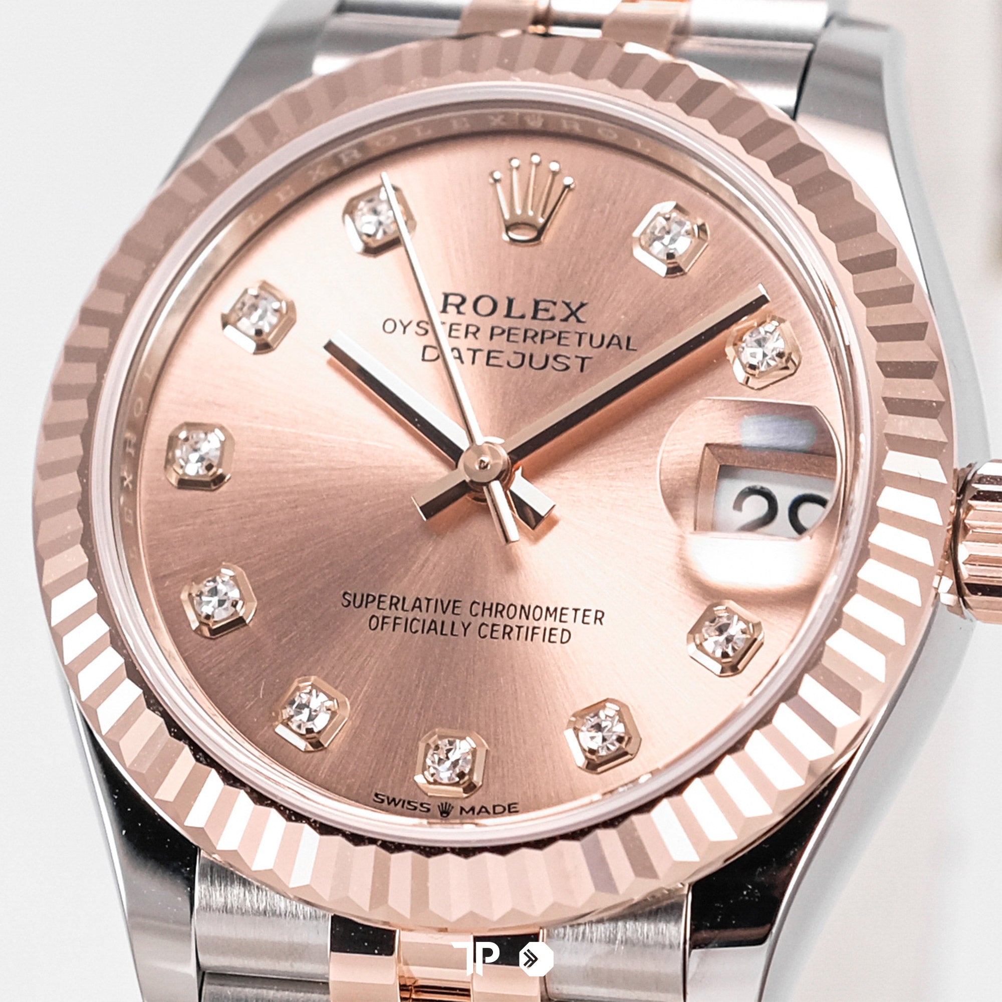 Datejust 31 Pink Diamond Two Tone Rose Gold Jubilee NEW(2024)
