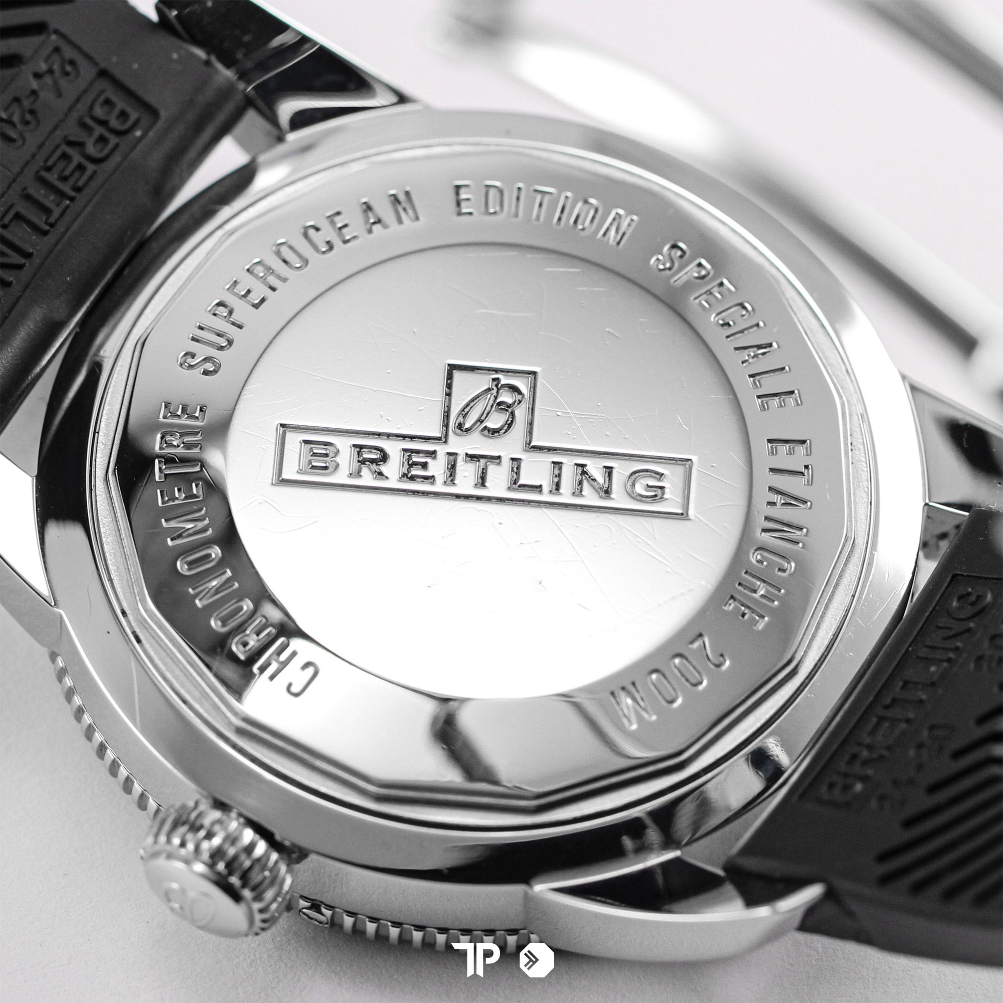 Superocean Heritage 46mm Black Rubber
