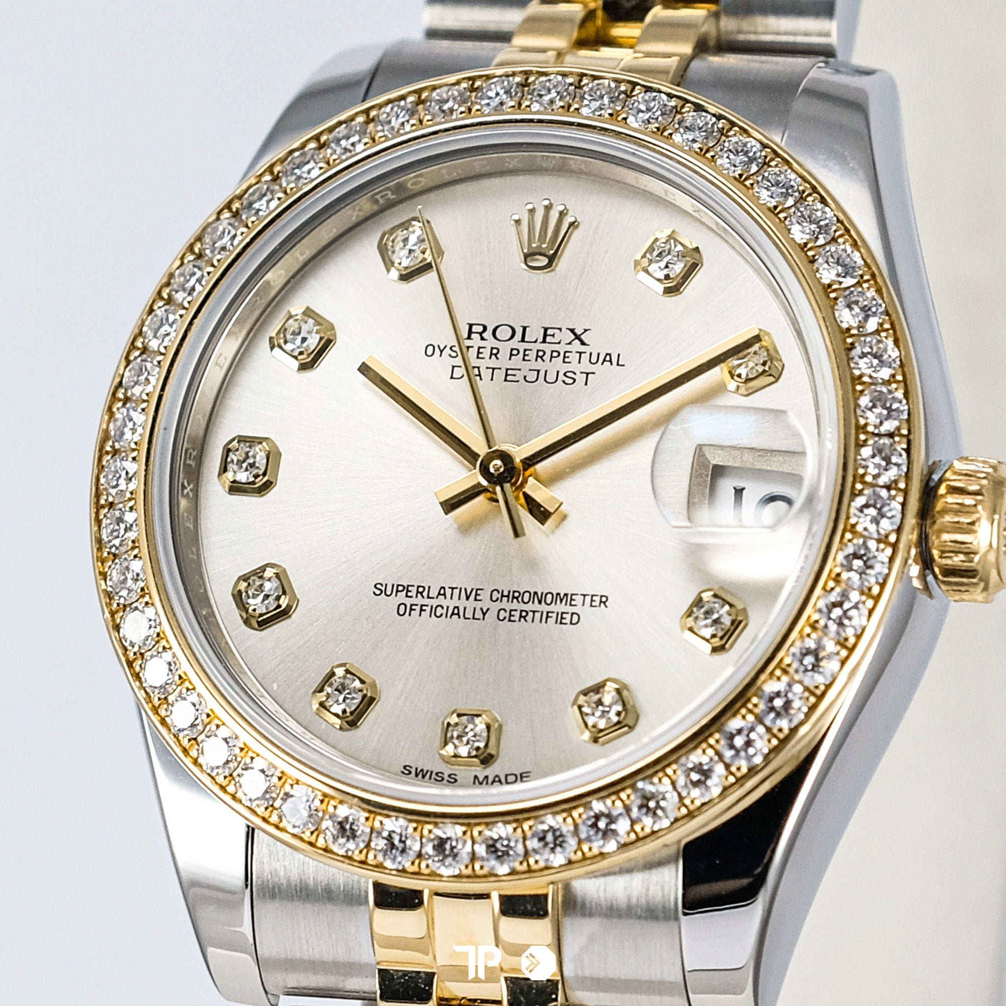 Datejust 31 Two Tone Yellow Gold Diamond Index & Bezel Jubilee (2015)