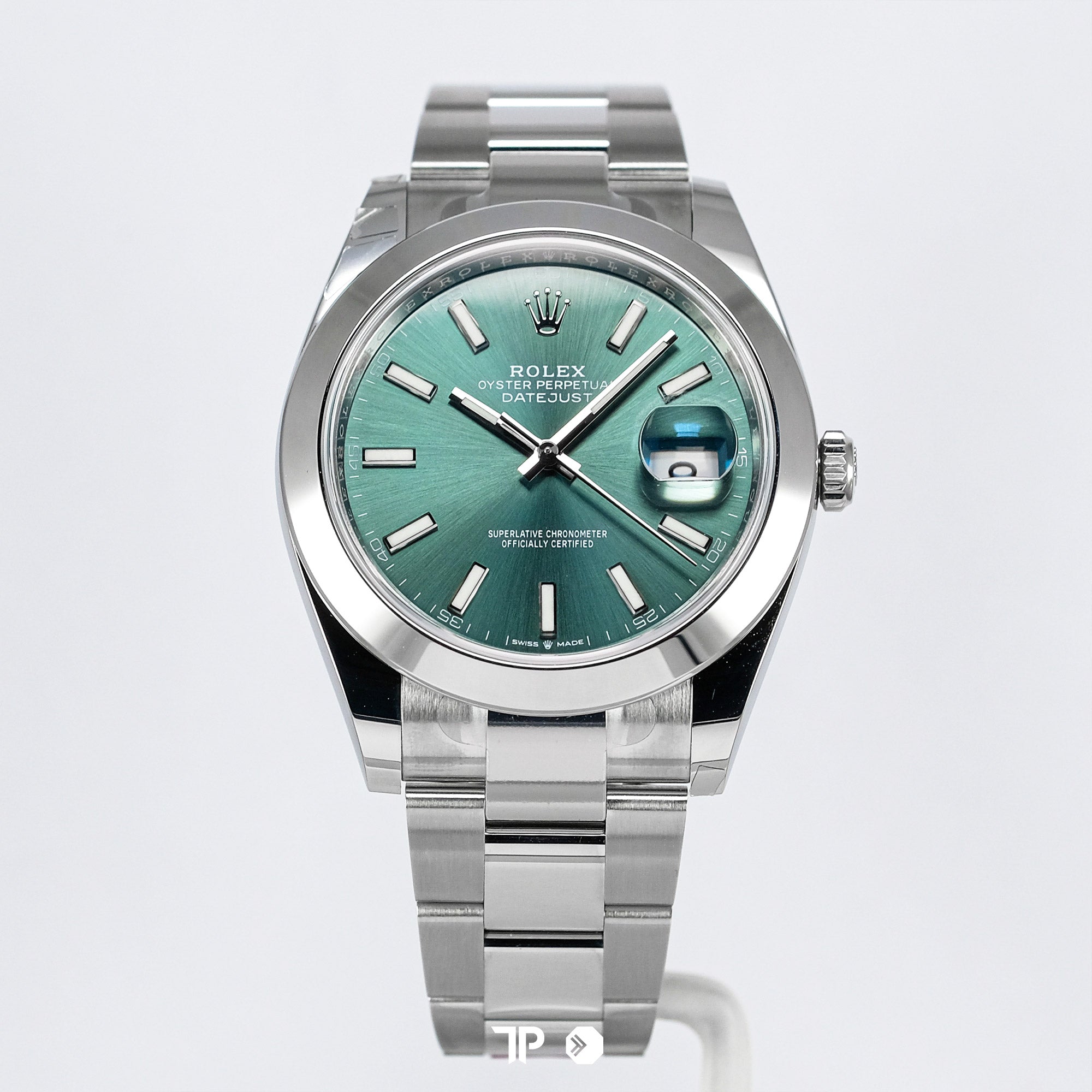 Datejust 41 Mint Green Dome Bezel Oyster NEW (2025)