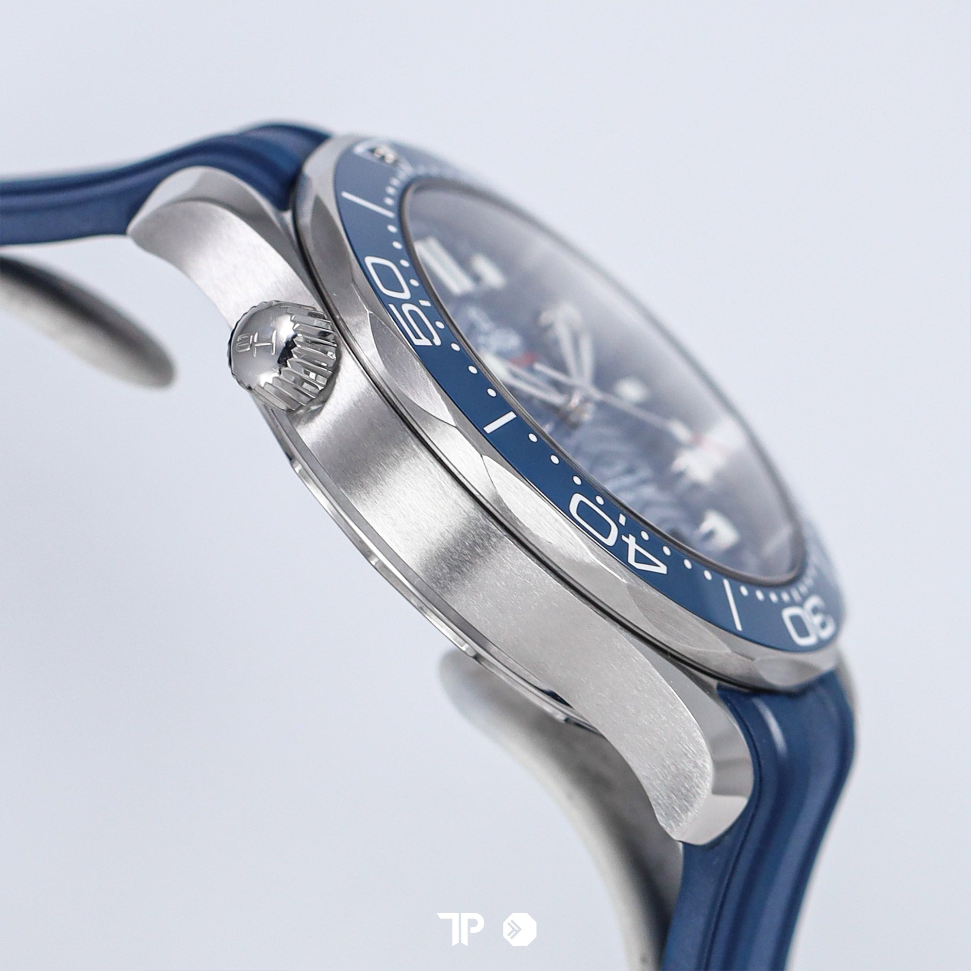Seamaster Diver Blue Wave Dial Rubber Strap (2024)