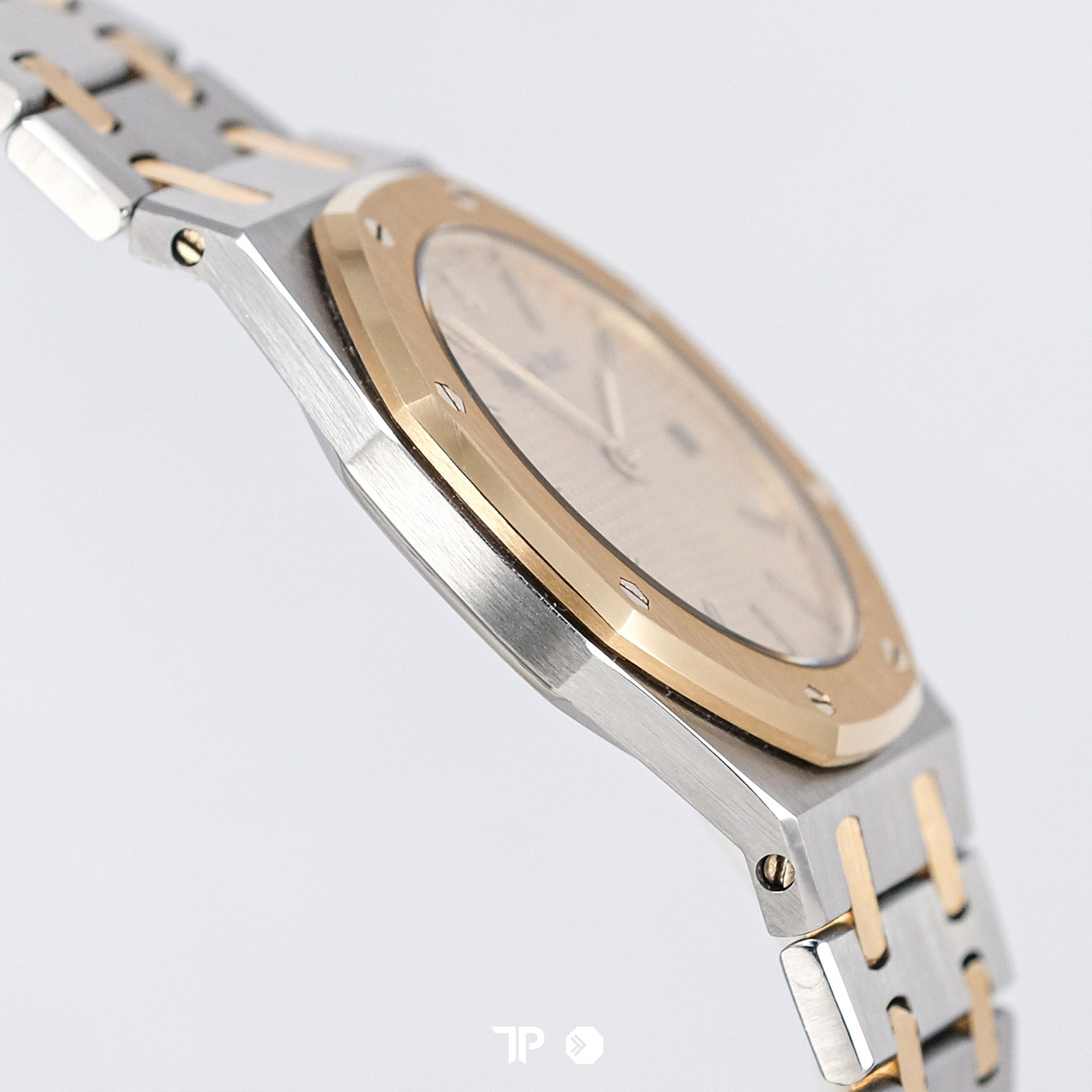 Royal Oak 2 Tone 18k Yellow Gold & Stainless Steel Champagne Dial 33mm