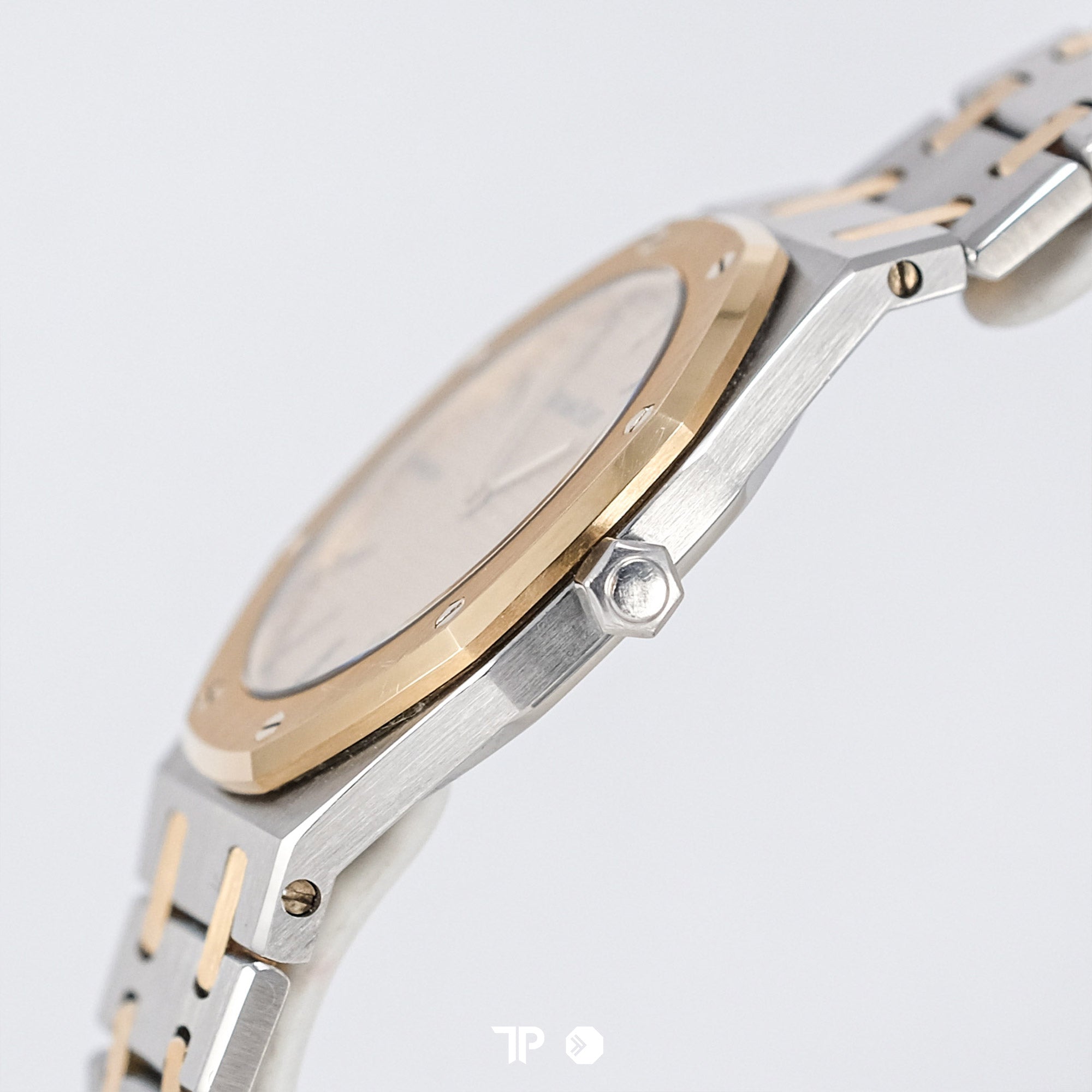 Royal Oak 2 Tone 18k Yellow Gold & Stainless Steel Champagne Dial 33mm