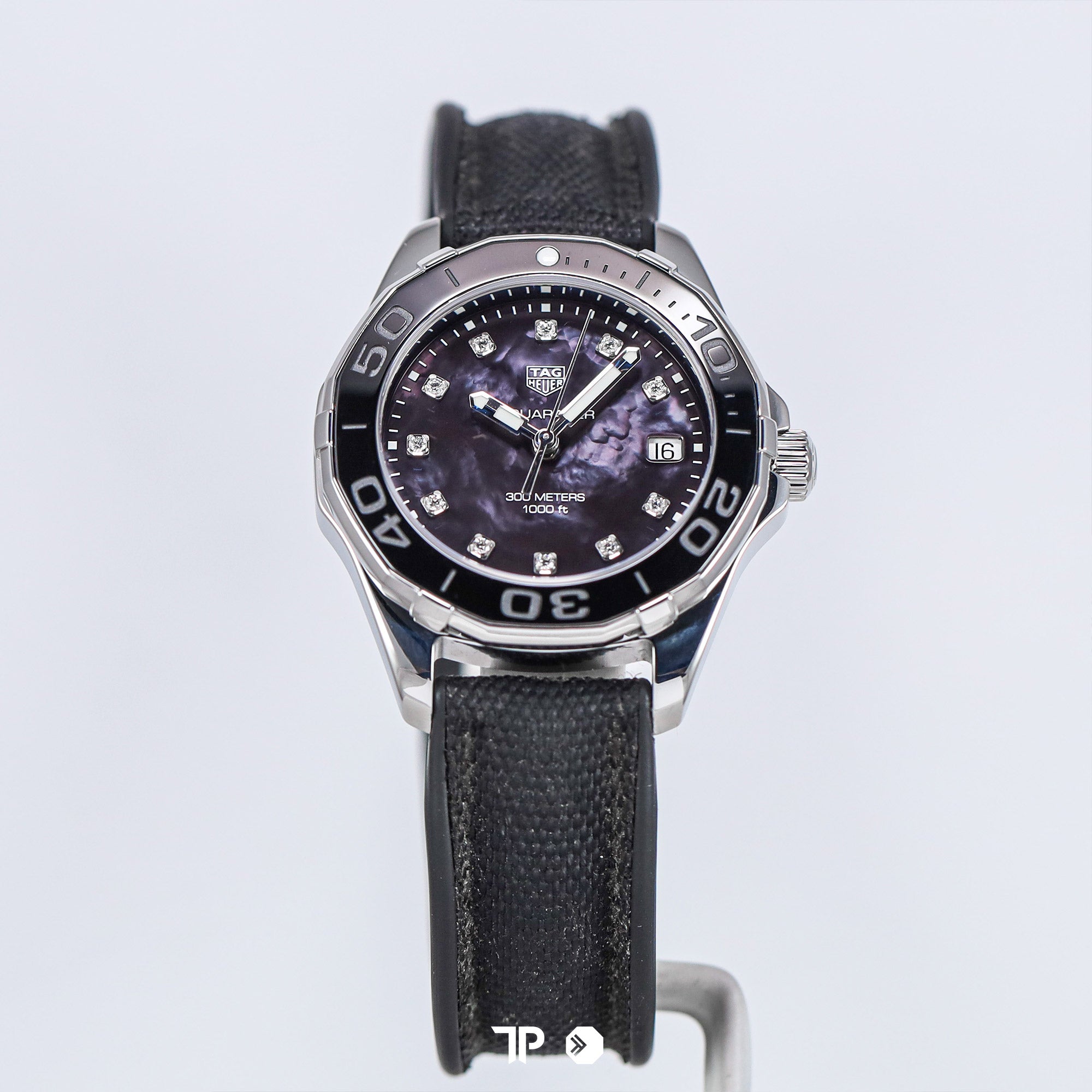 Aquaracer Quartz Lady Black Pearl Diamond 35mm