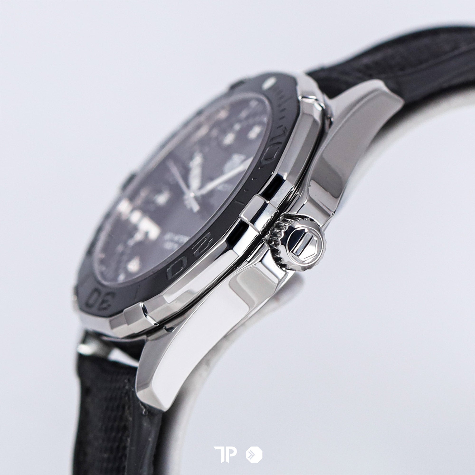 Aquaracer Quartz Lady Black Pearl Diamond 35mm