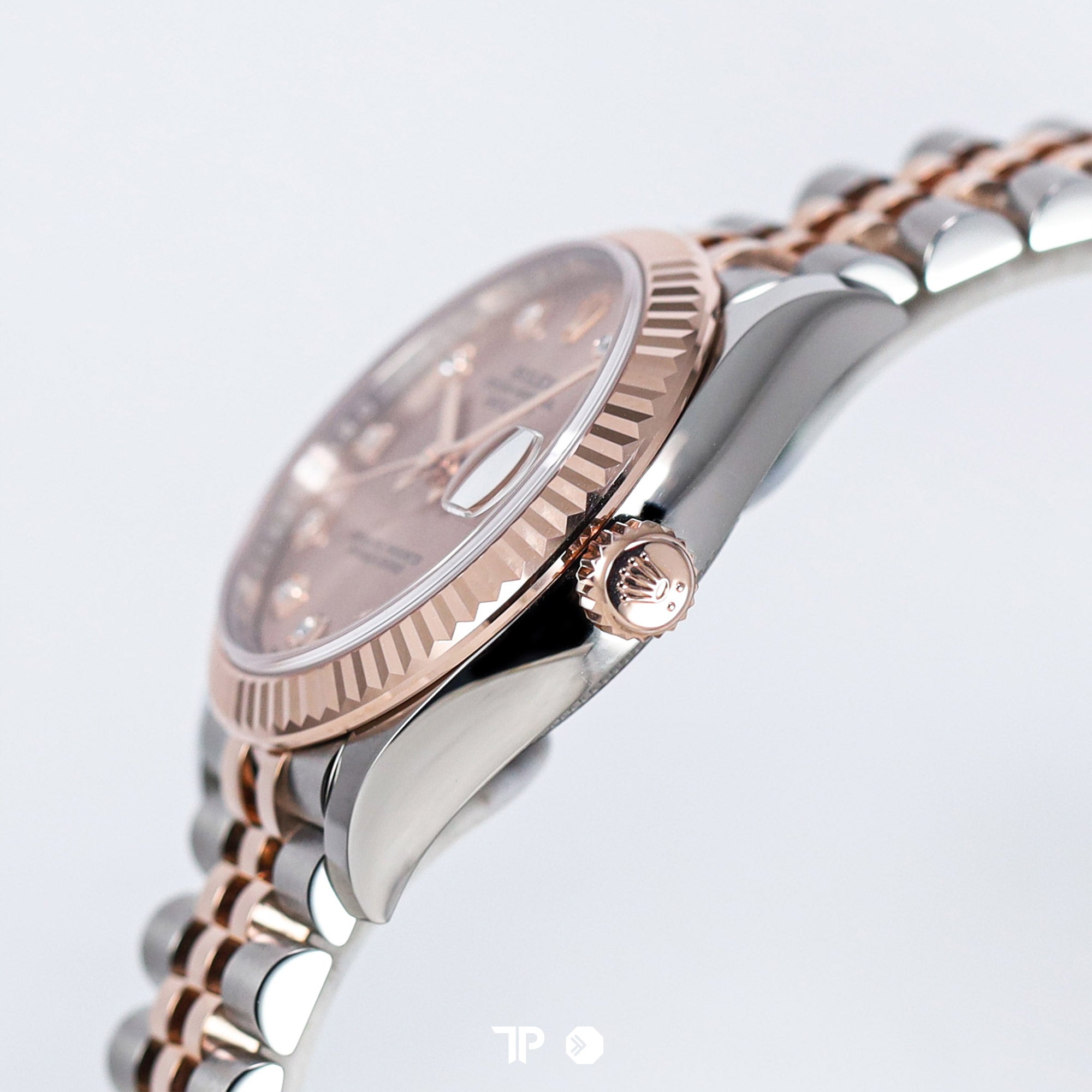 Datejust 31 Twotone Rosegold Pink Diamond Dial NEW (2024)