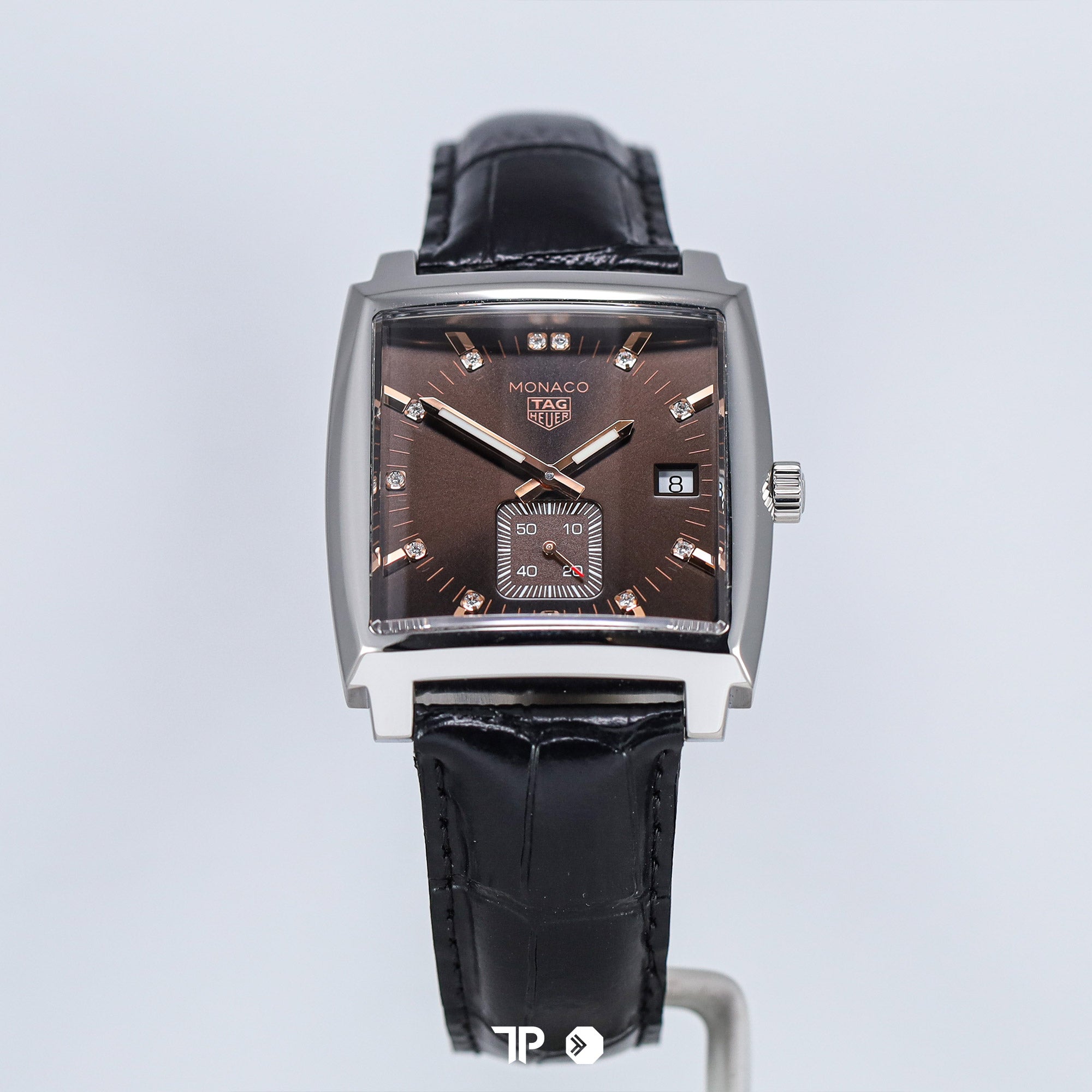 Monaco Choco Dial Quartz Watch 37mm