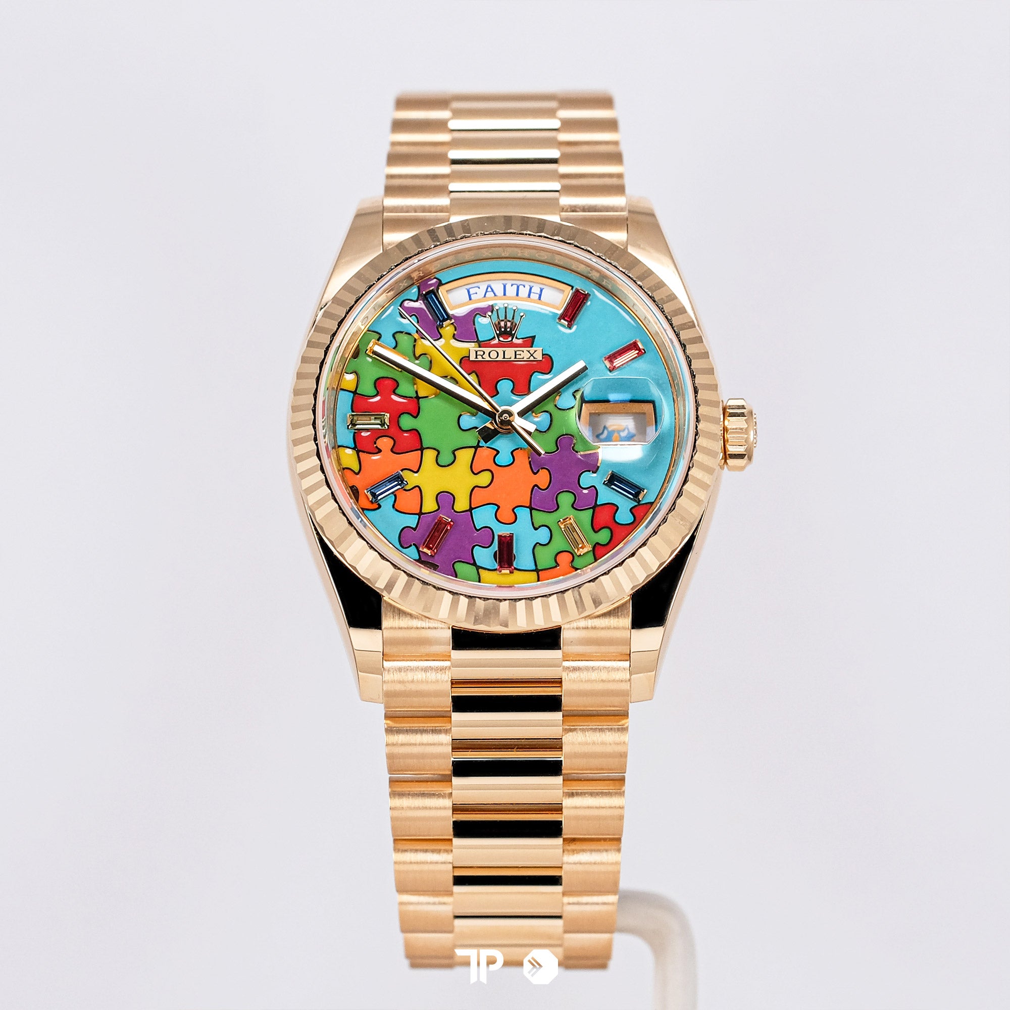 Daydate 36 Yellowgold Puzzle Dial NEW(2024)