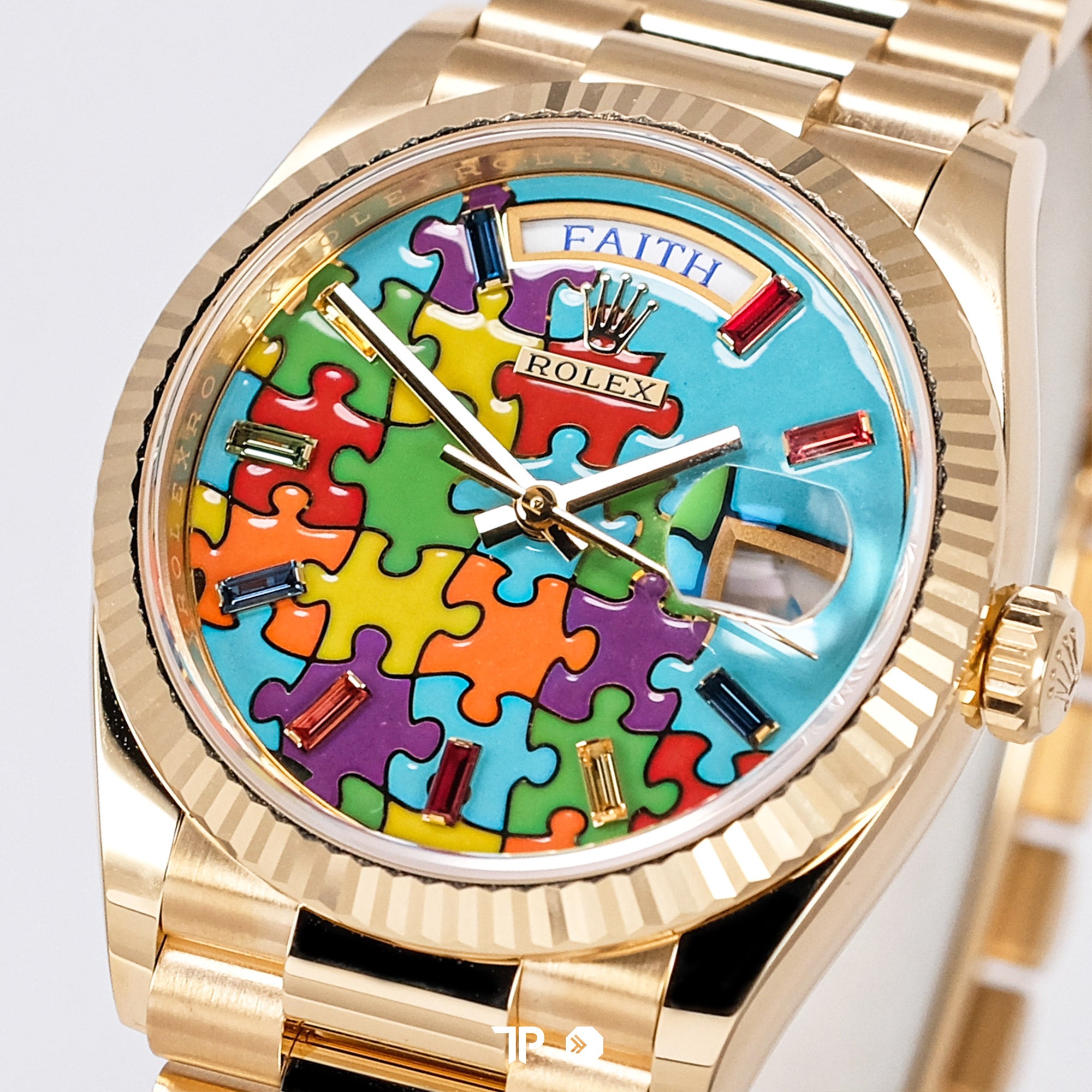 Daydate 36 Yellowgold Puzzle Dial NEW(2024)