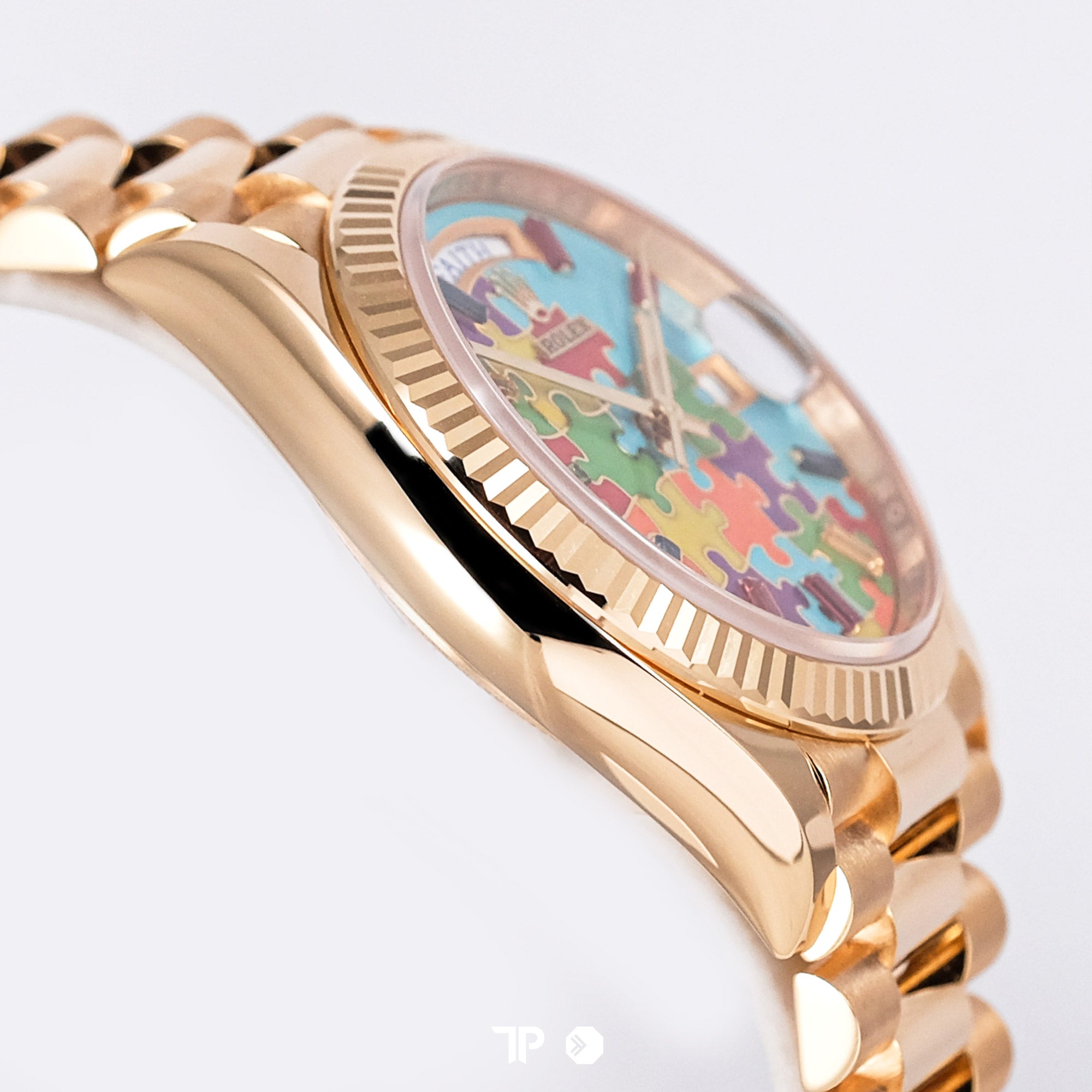 Daydate 36 Yellowgold Puzzle Dial NEW(2024)