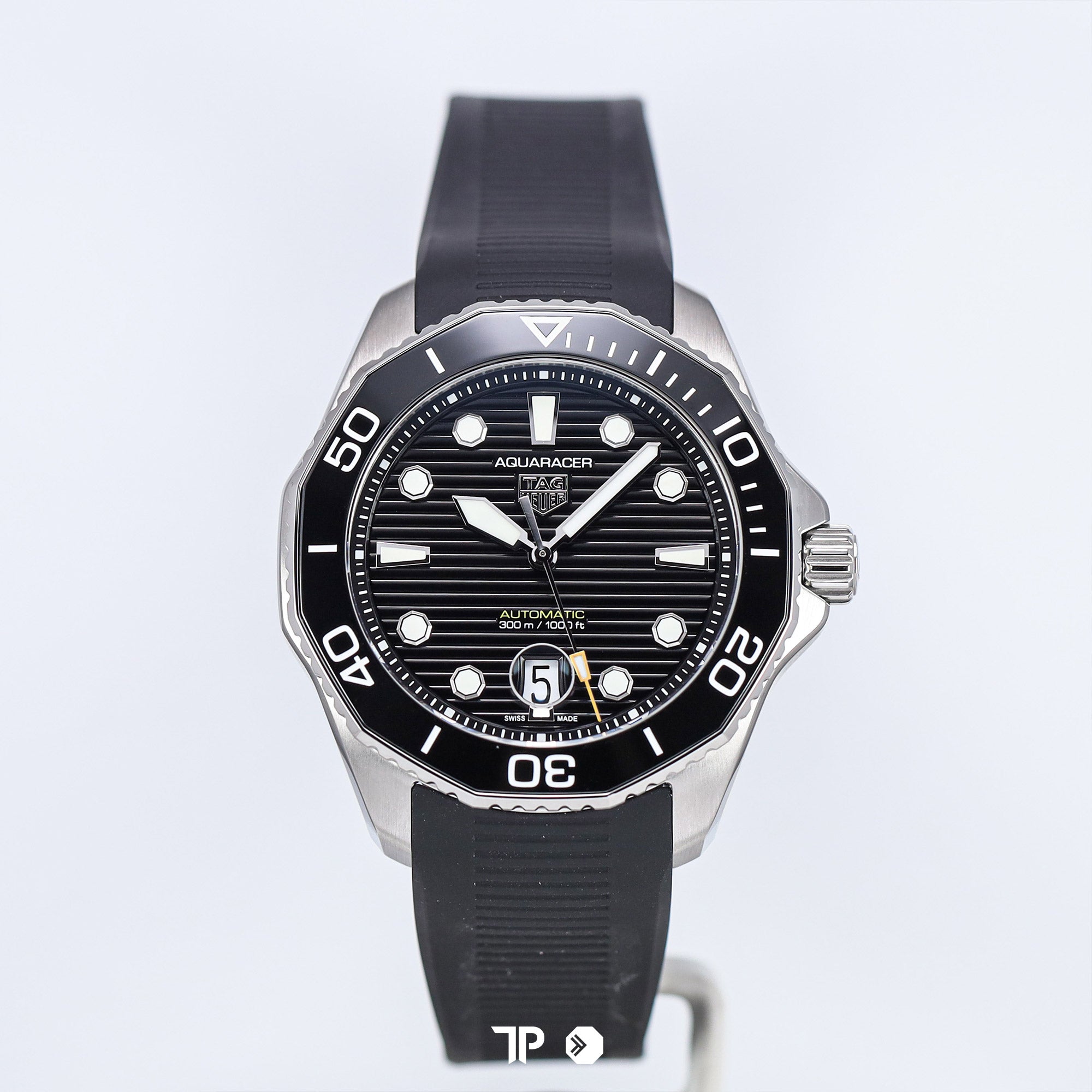 Aquaracer 300m Black Rubber 43mm NEW(2025)