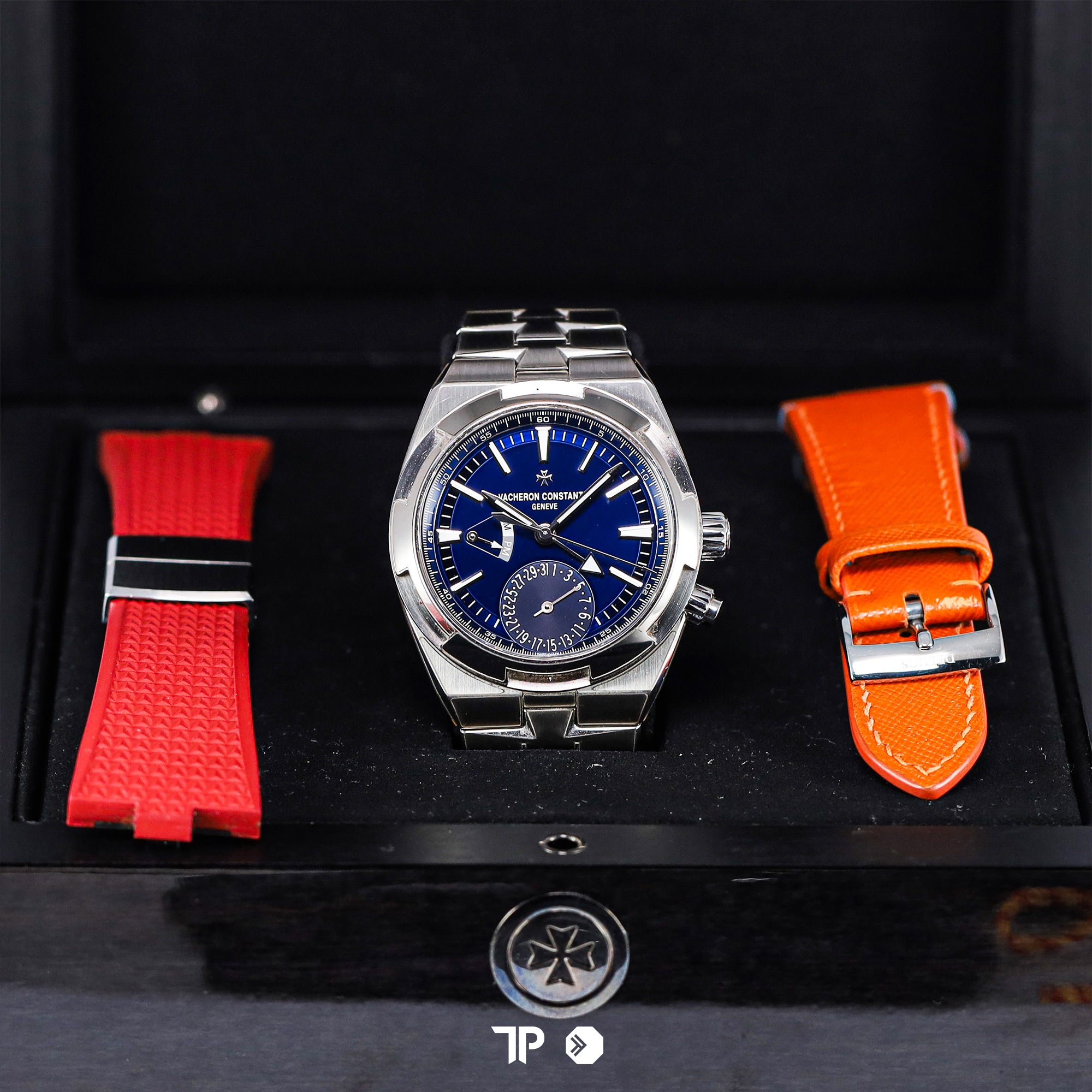 Overseas Blue Dial 5500v Dualtime (2018)