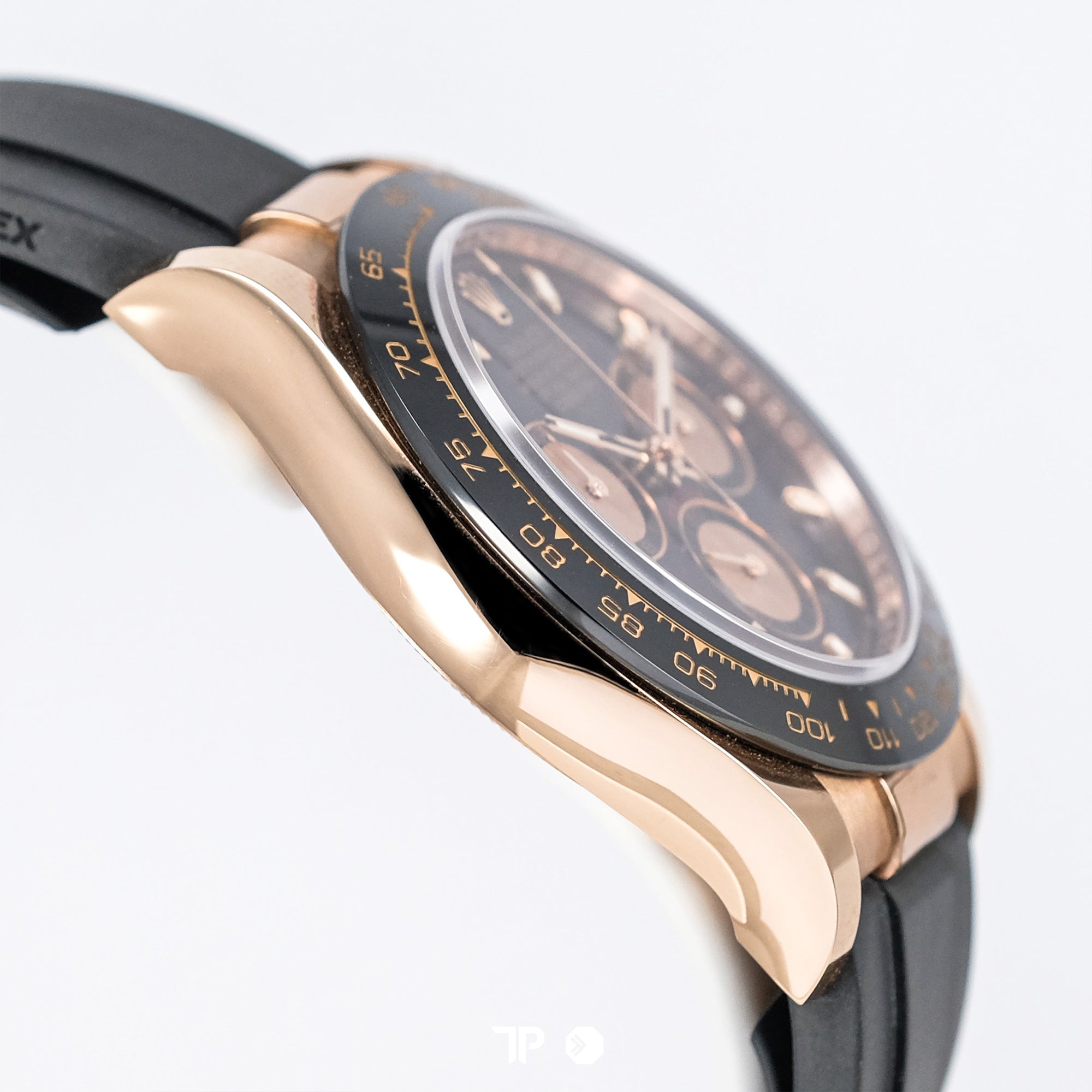 Daytona Rosegold Black Dial Oysterflex 40mm (2018)