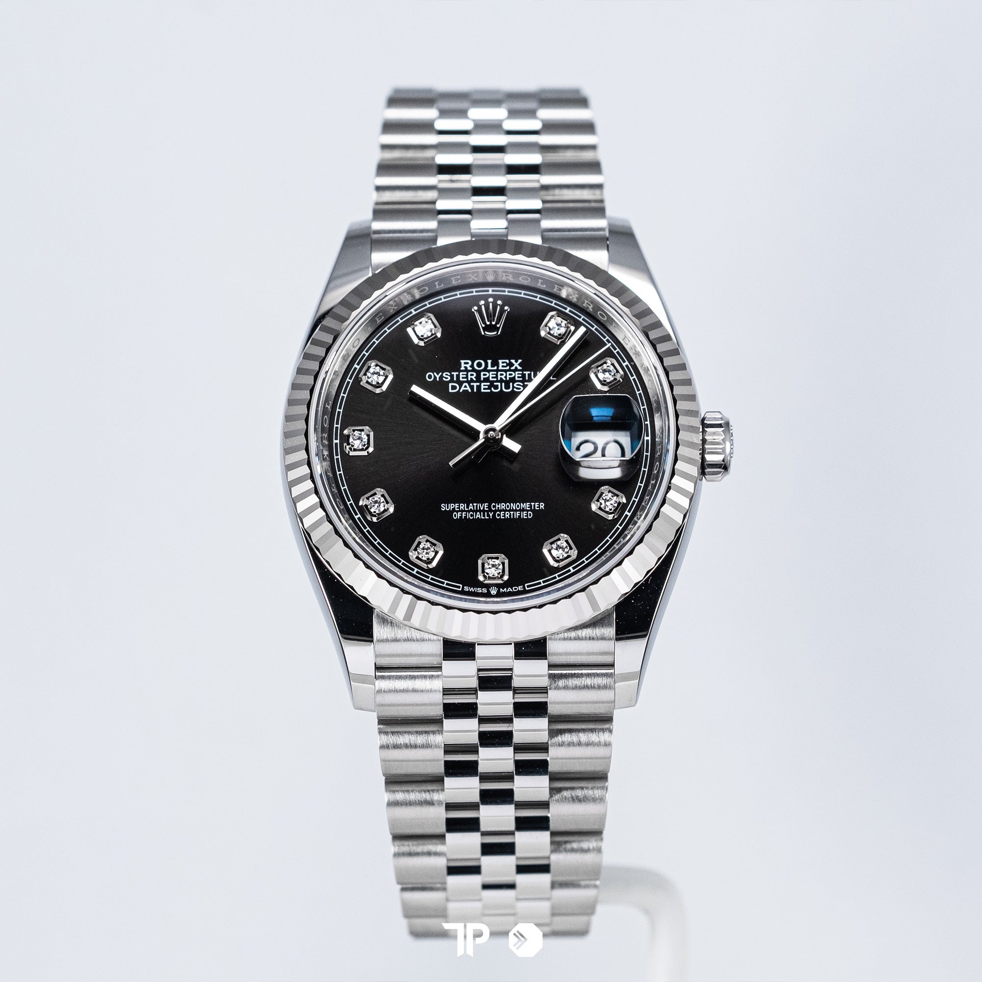 Datejust 36 Black Dial Diamond 10 NEW (2025)