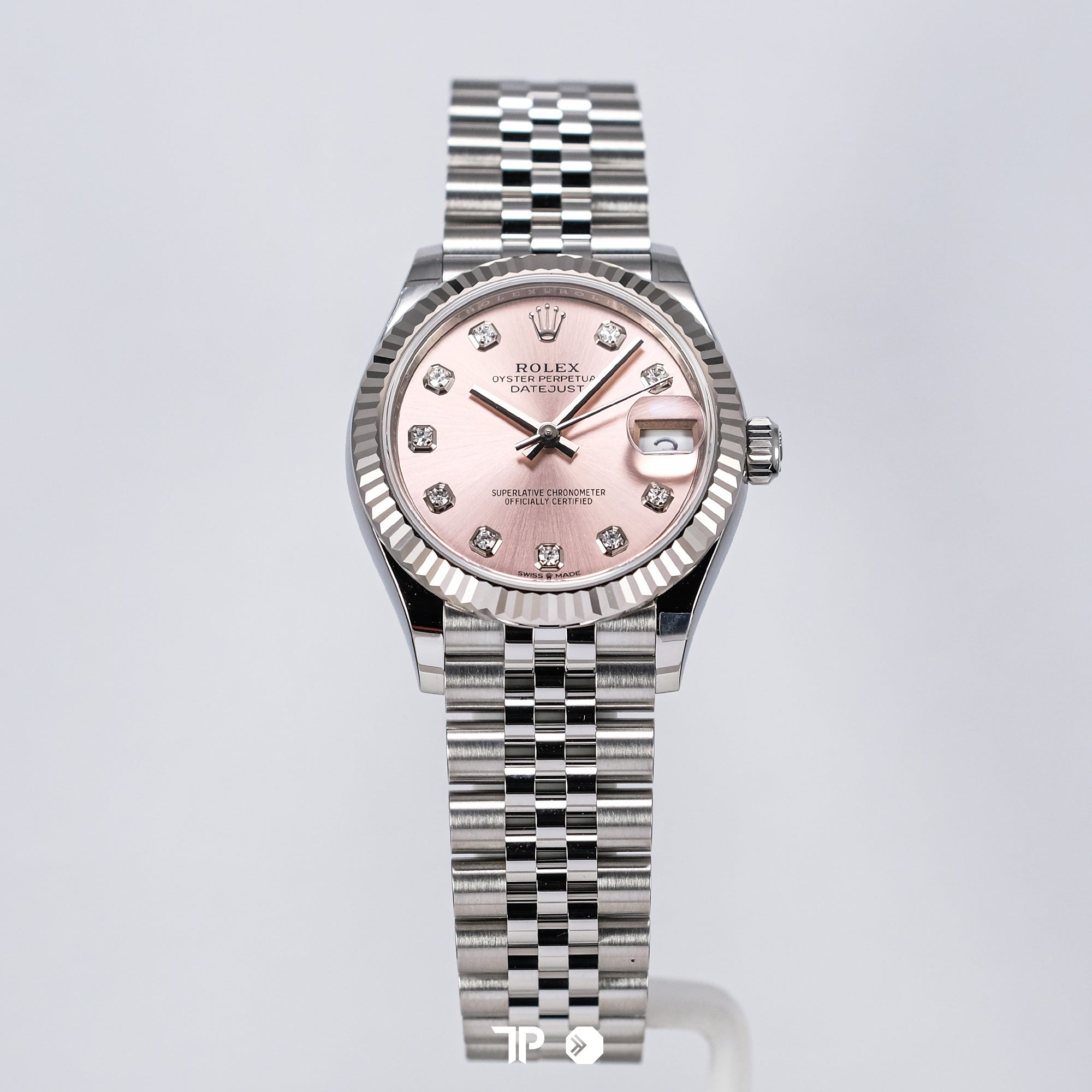 Datejust 31 Pink Dial 10 Diamond SS NEW(2025)