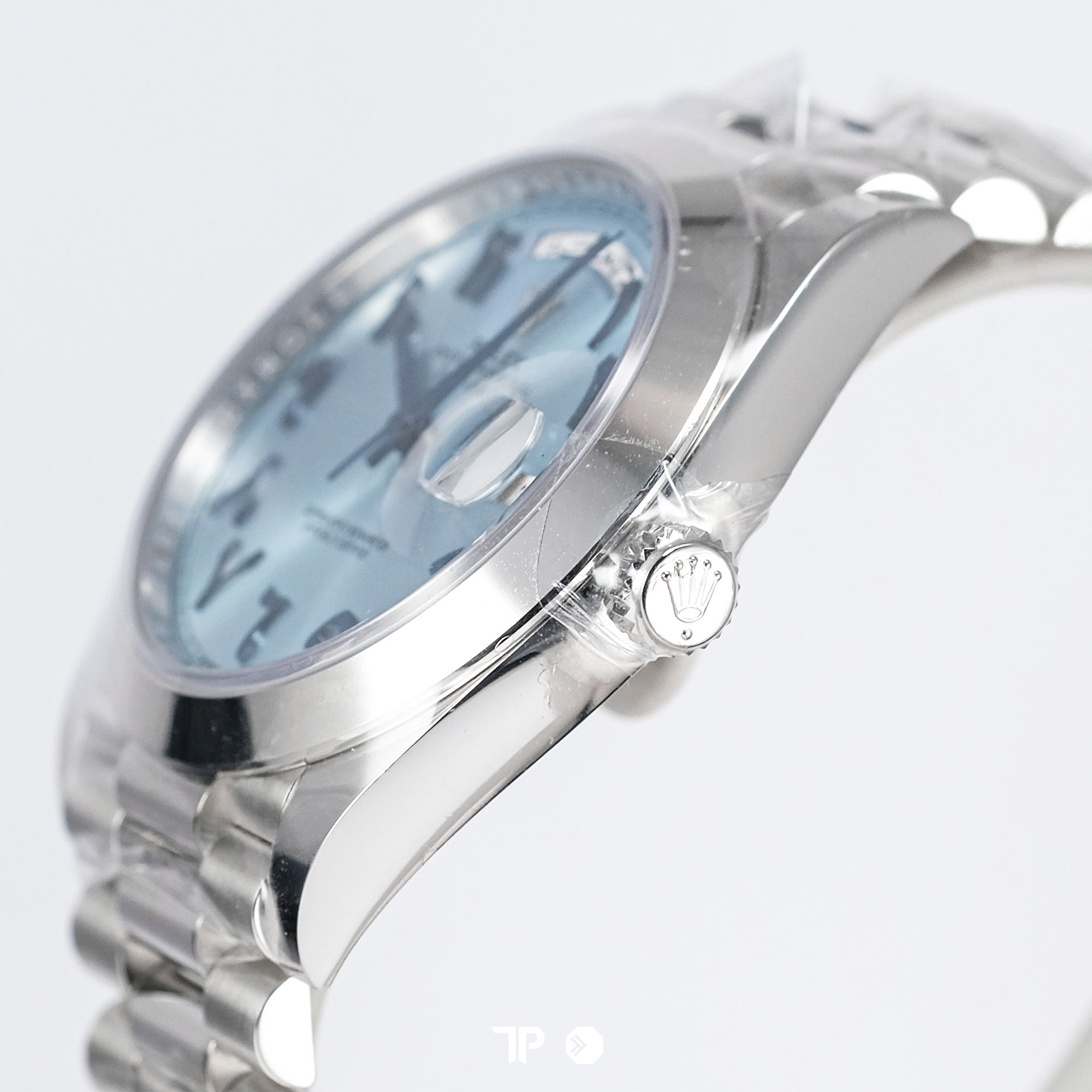 DayDate 40 Platinum Ice Blue Arabic Dial (2020)
