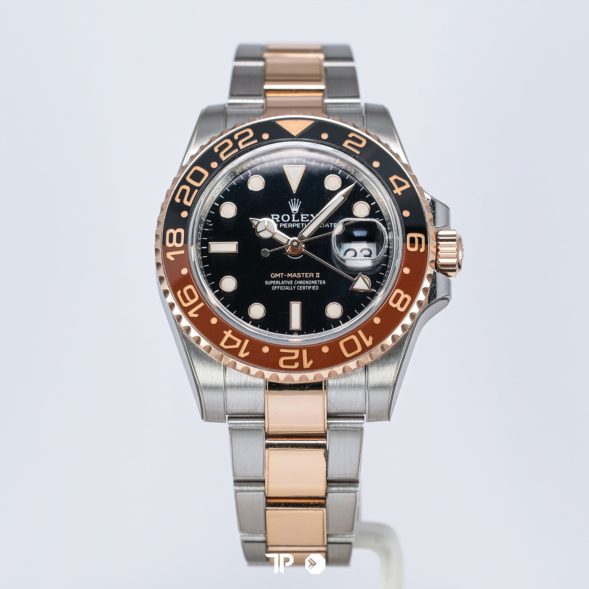 GMT Master II "Root Beer" Two Tone Rose Gold 40mm (2021)
