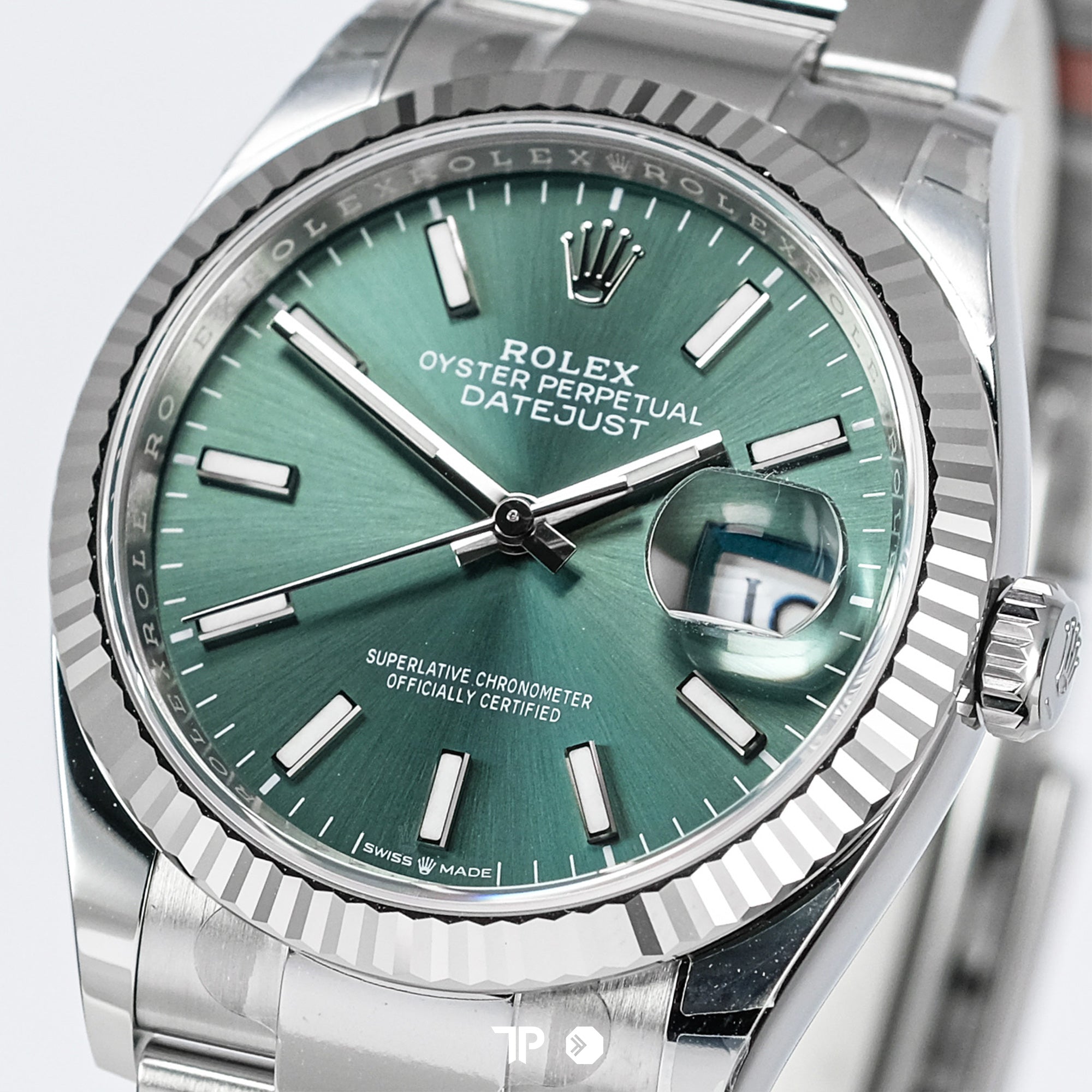 Datejust 36 Mint Green Dial Fluted Bezel Oyster Bracelet NEW(2025)