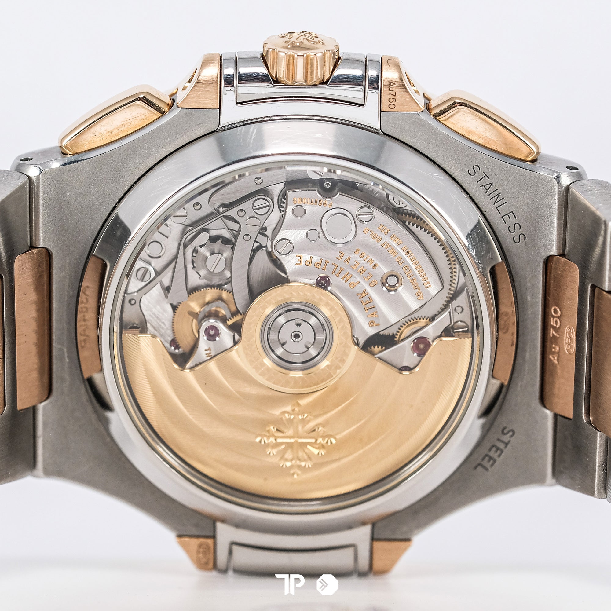 Nautilus 5980/1AR-001 Chronograph Rosegold Blue Dial 40.5mm (2014)