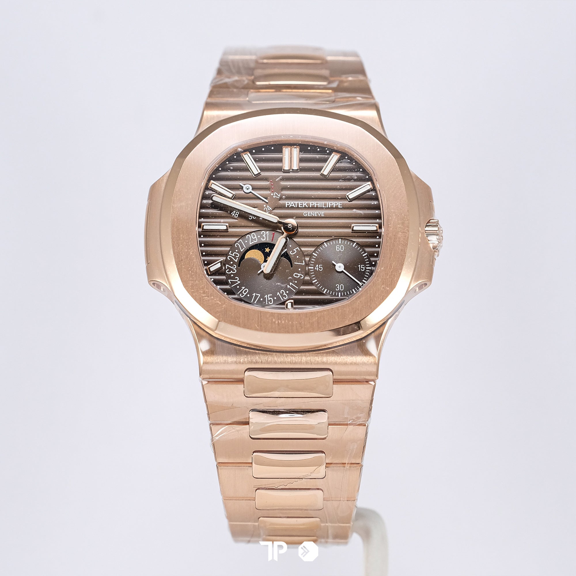 Nautilus 5712/1R-001 (Nautilus Moon phase) Full Gold Brown Dial NEW(2025)