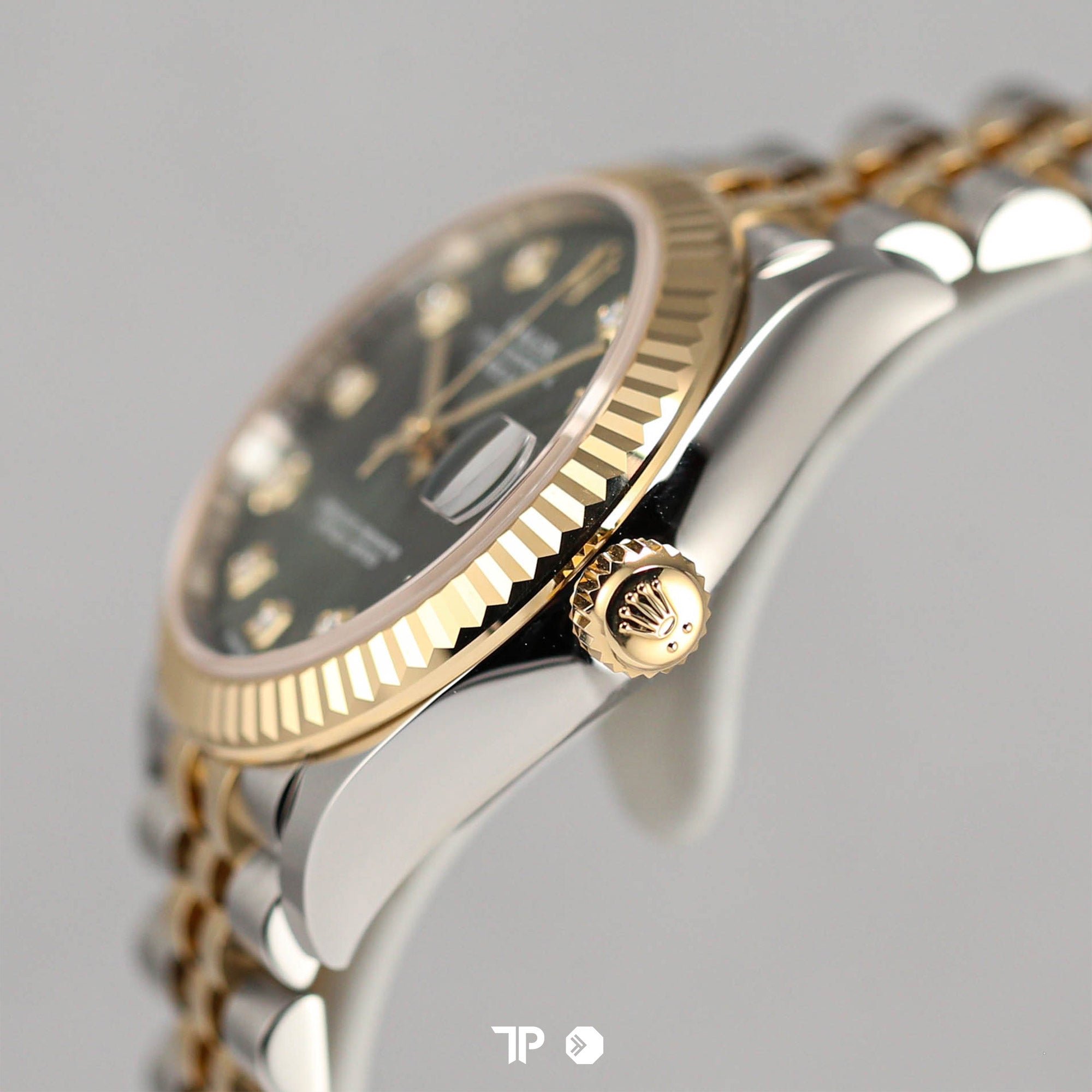 Datejust 31 Two Tone Yellow Gold Green Diamond Dial NEW (2024)