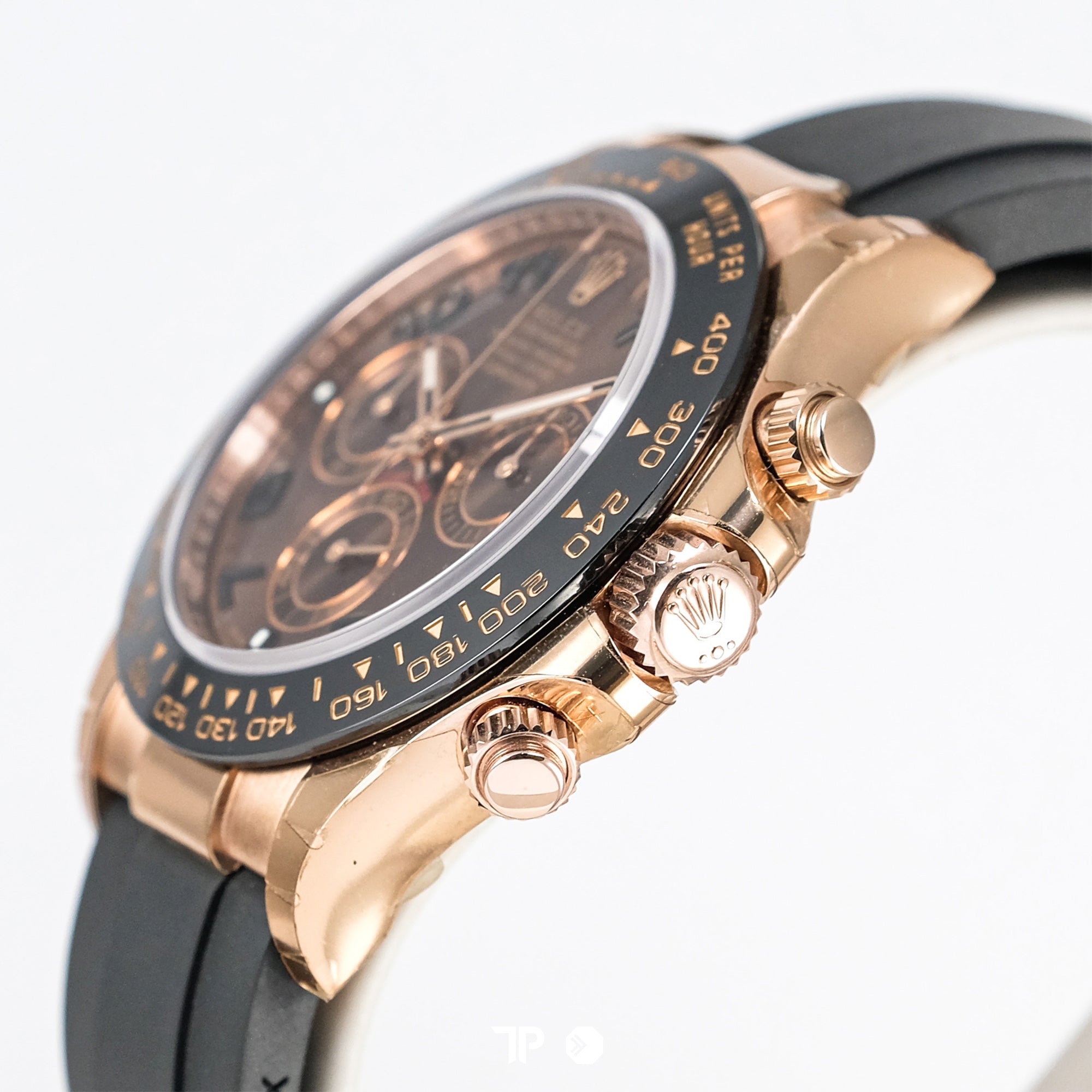 Daytona Chocolate Arabic Oysterflex Rose Gold Ceramic Bezel (2018)