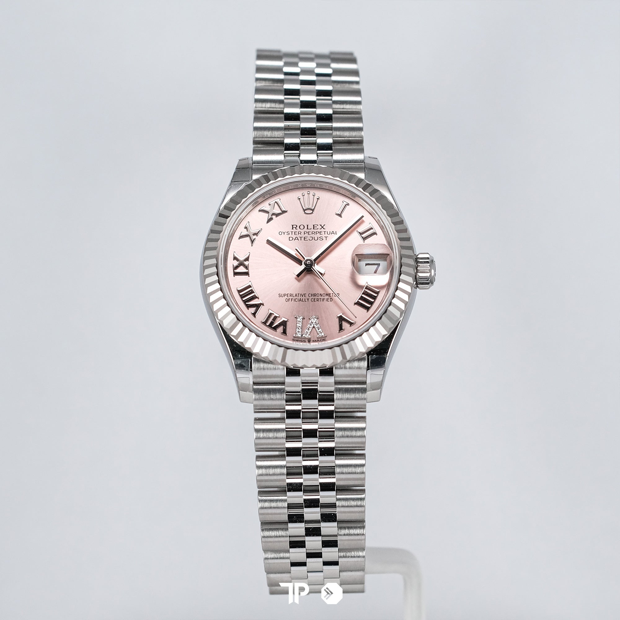 Datejust 31 Pink Diamond On VI Jubilee Bracelet Fluted Bezel NEW(2025)