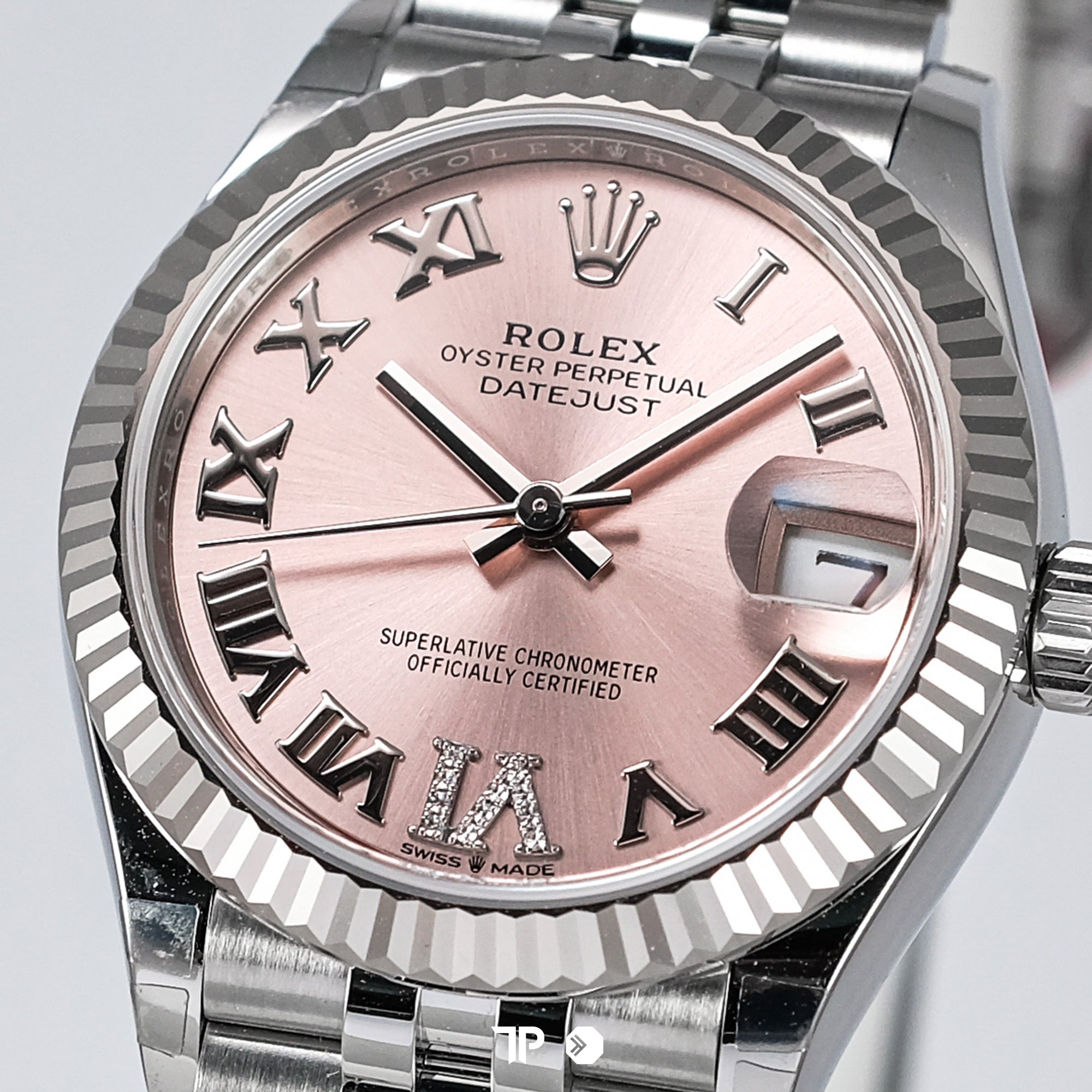 Datejust 31 Pink Diamond On VI Jubilee Bracelet Fluted Bezel NEW(2025)