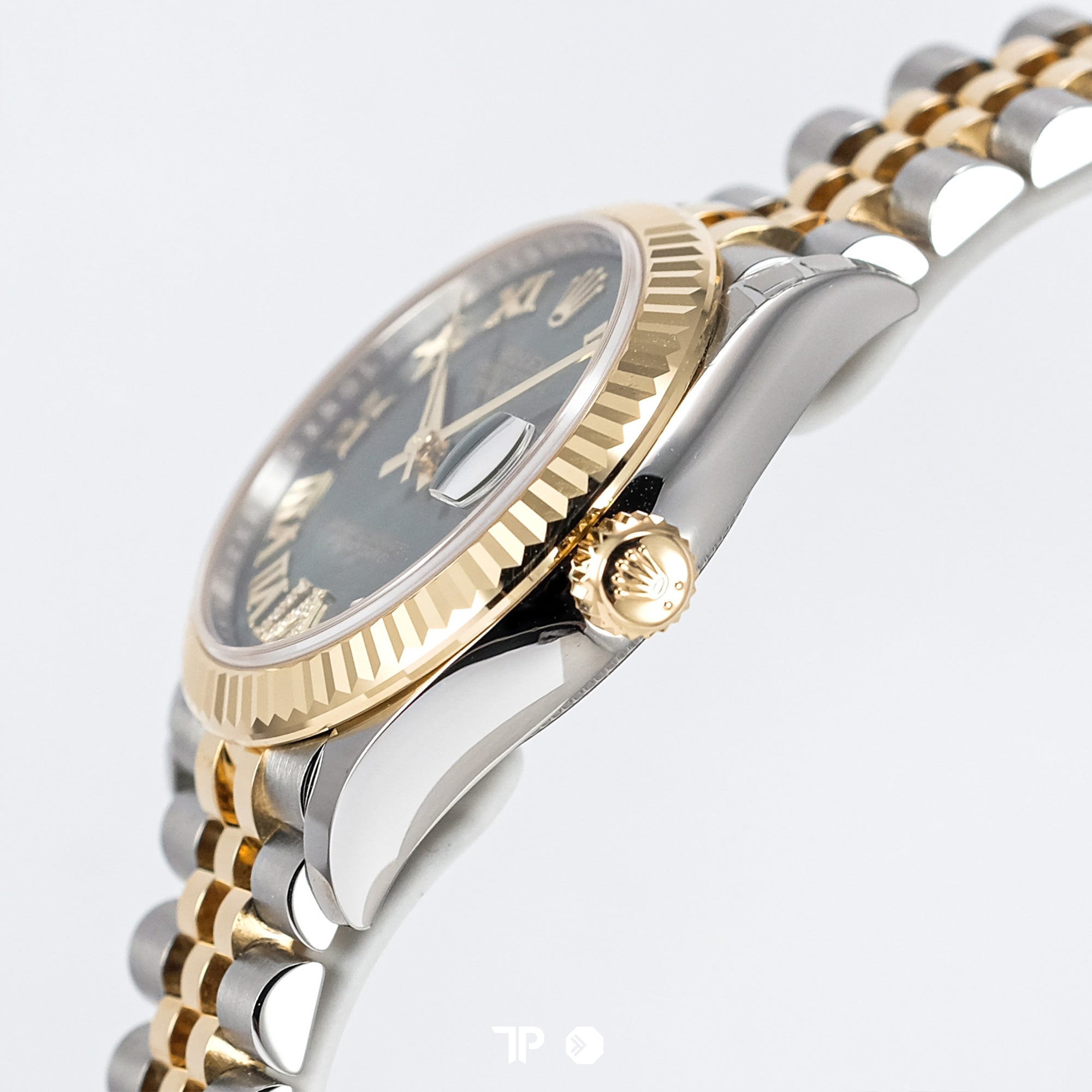Datejust 31 Two Tone Yellow Gold Green Diamond on VI Jubilee NEW (2025)