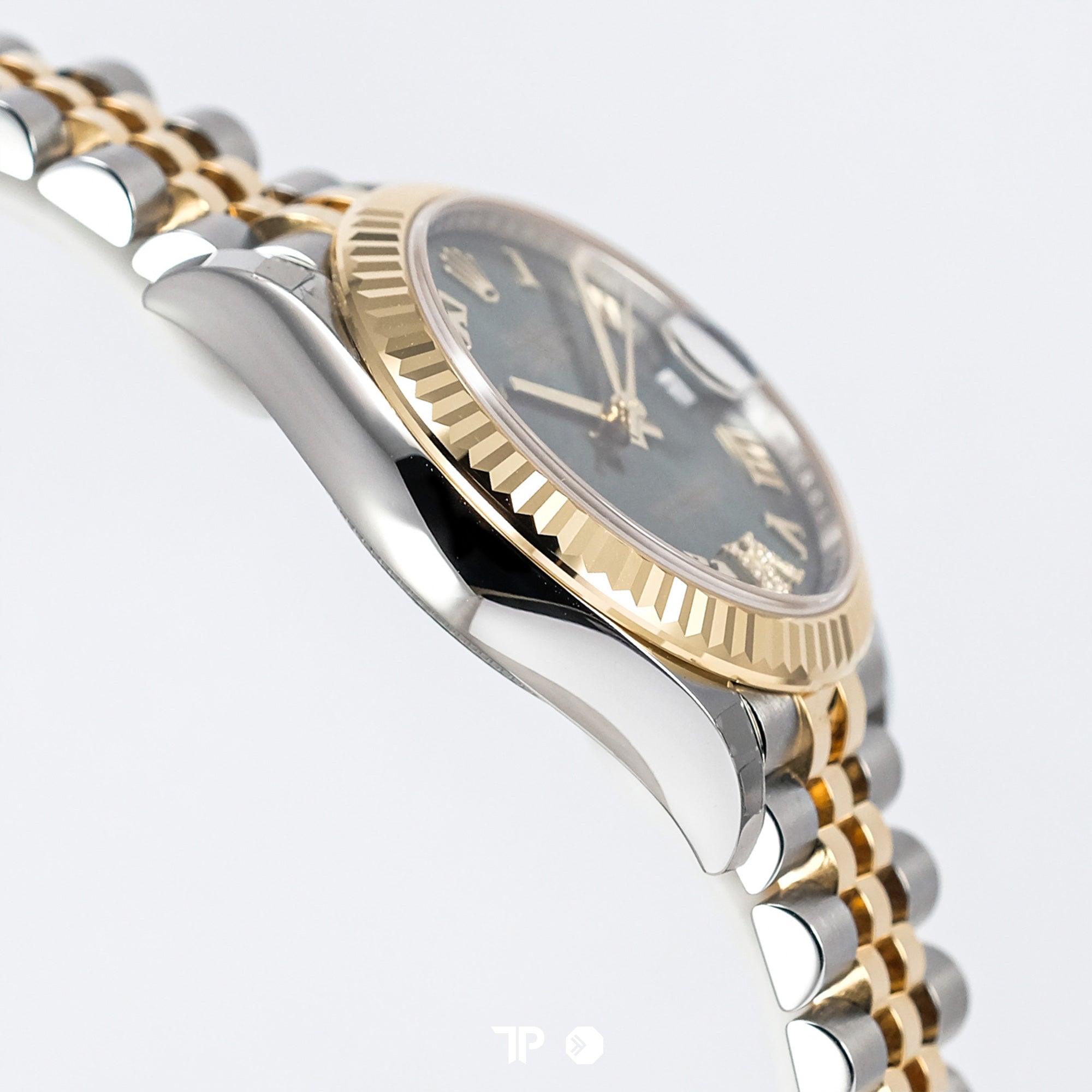 Datejust 31 Two Tone Yellow Gold Green Diamond on VI Jubilee NEW (2025)