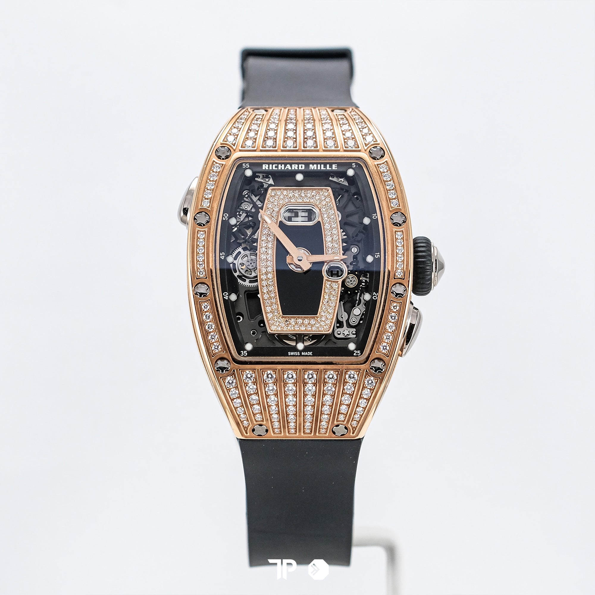 RM 037 Rosegold Fave Diamond 52.2mm Black Dial (2022)