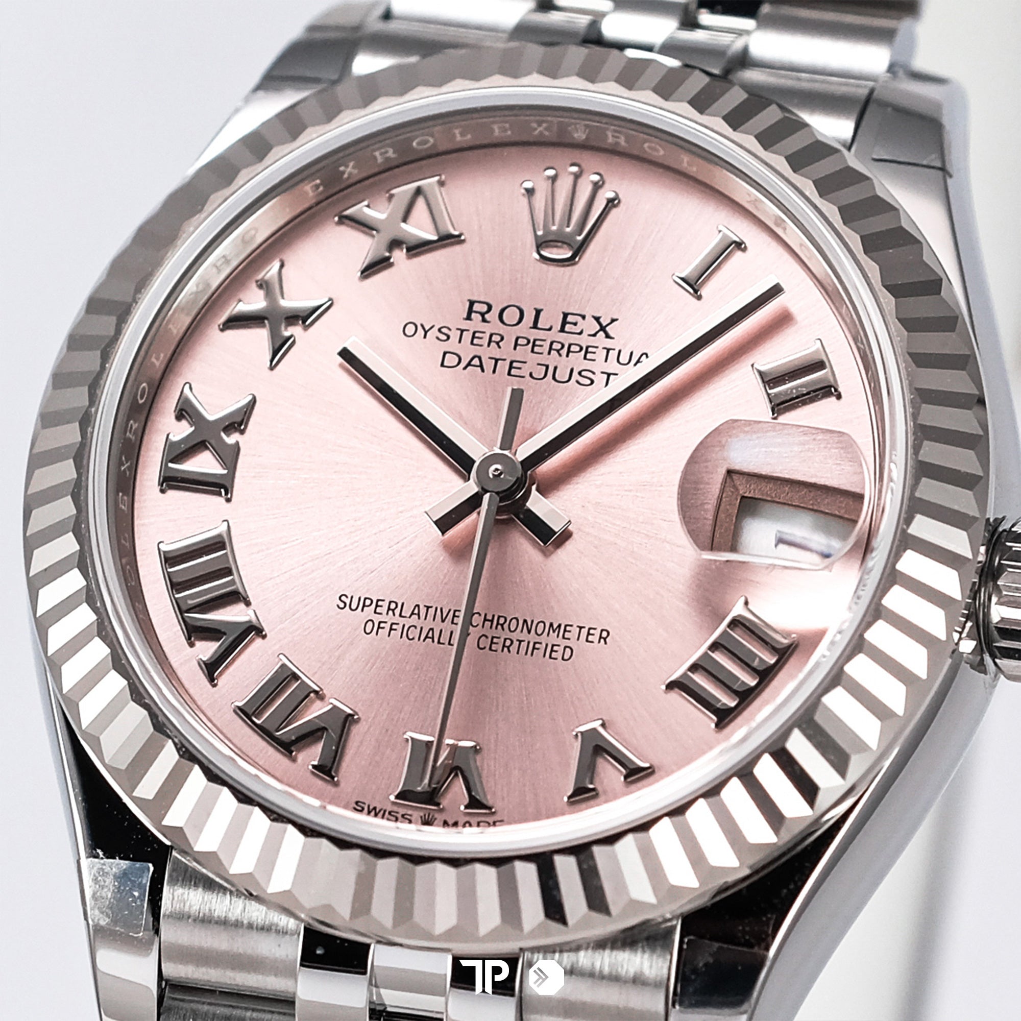 Datejust 31 Pink Dial Jubilee Bracelet Fluted Bezel NEW(2025)