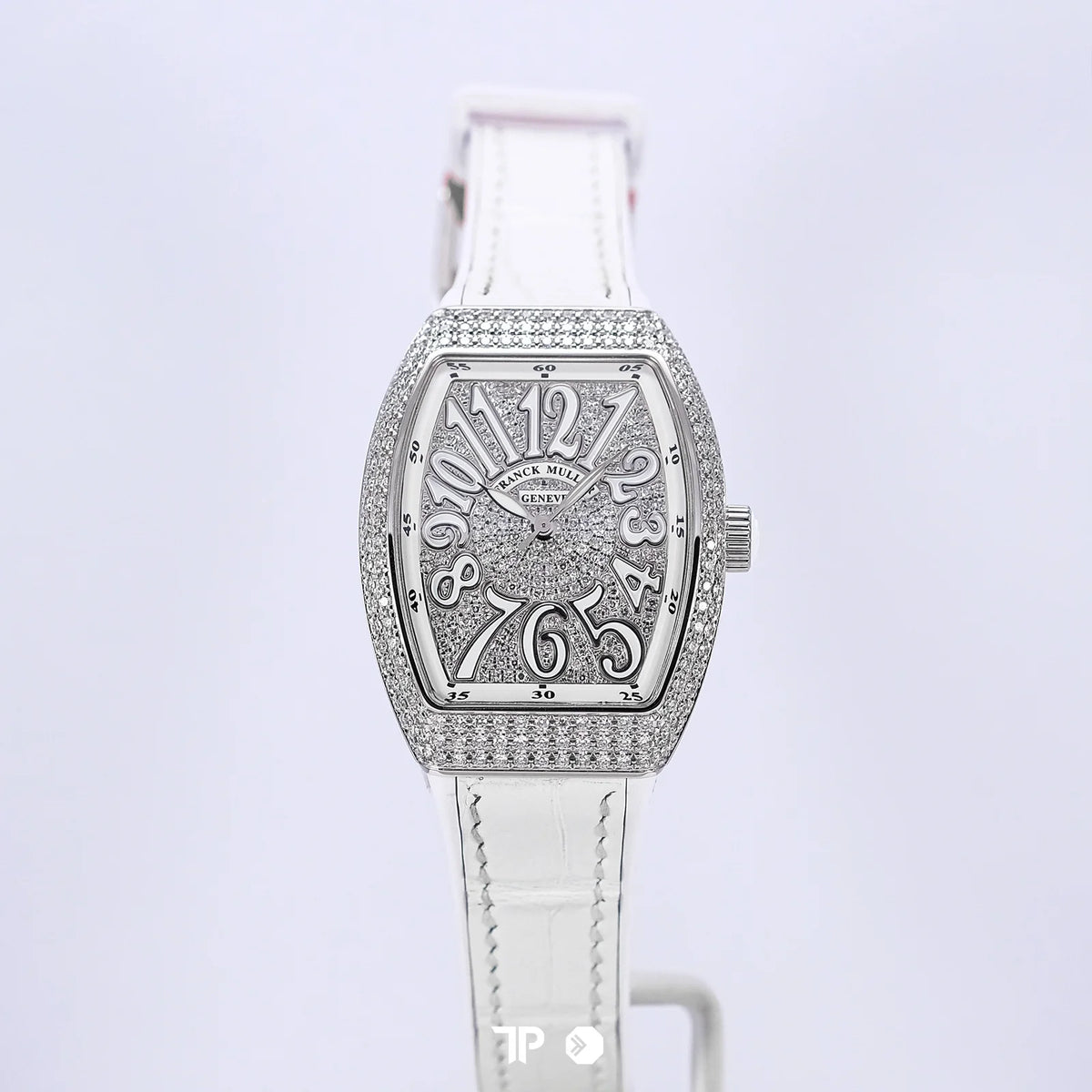 Vanguard V32 White Diamond Dial White Leather with Rubber Strap NEW(2026)