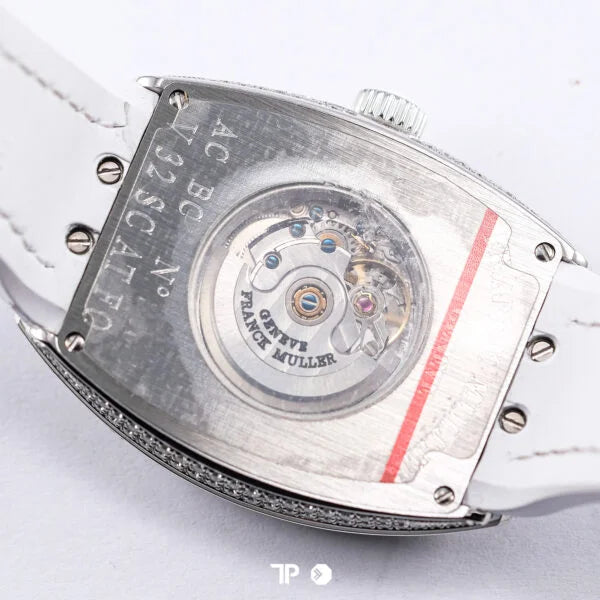 Vanguard V32 White Diamond Dial White Leather with Rubber Strap NEW(2026)