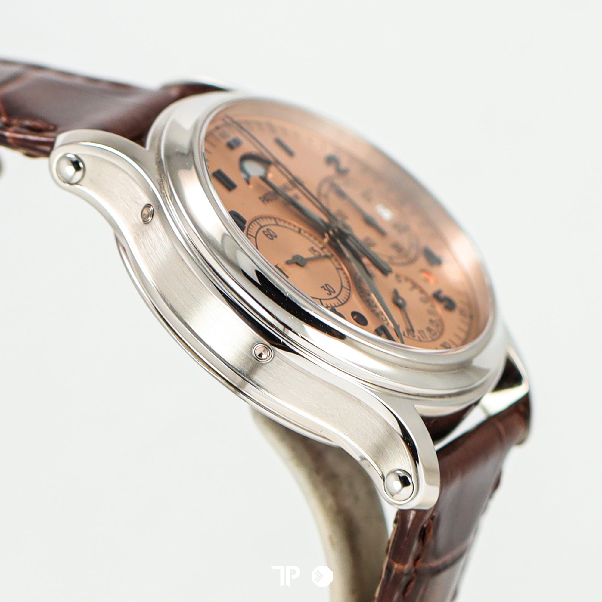 5372P Perpetual Calendar Chronograph Split-Seconds Platinum Salmon Dial 38.3mm (2020)