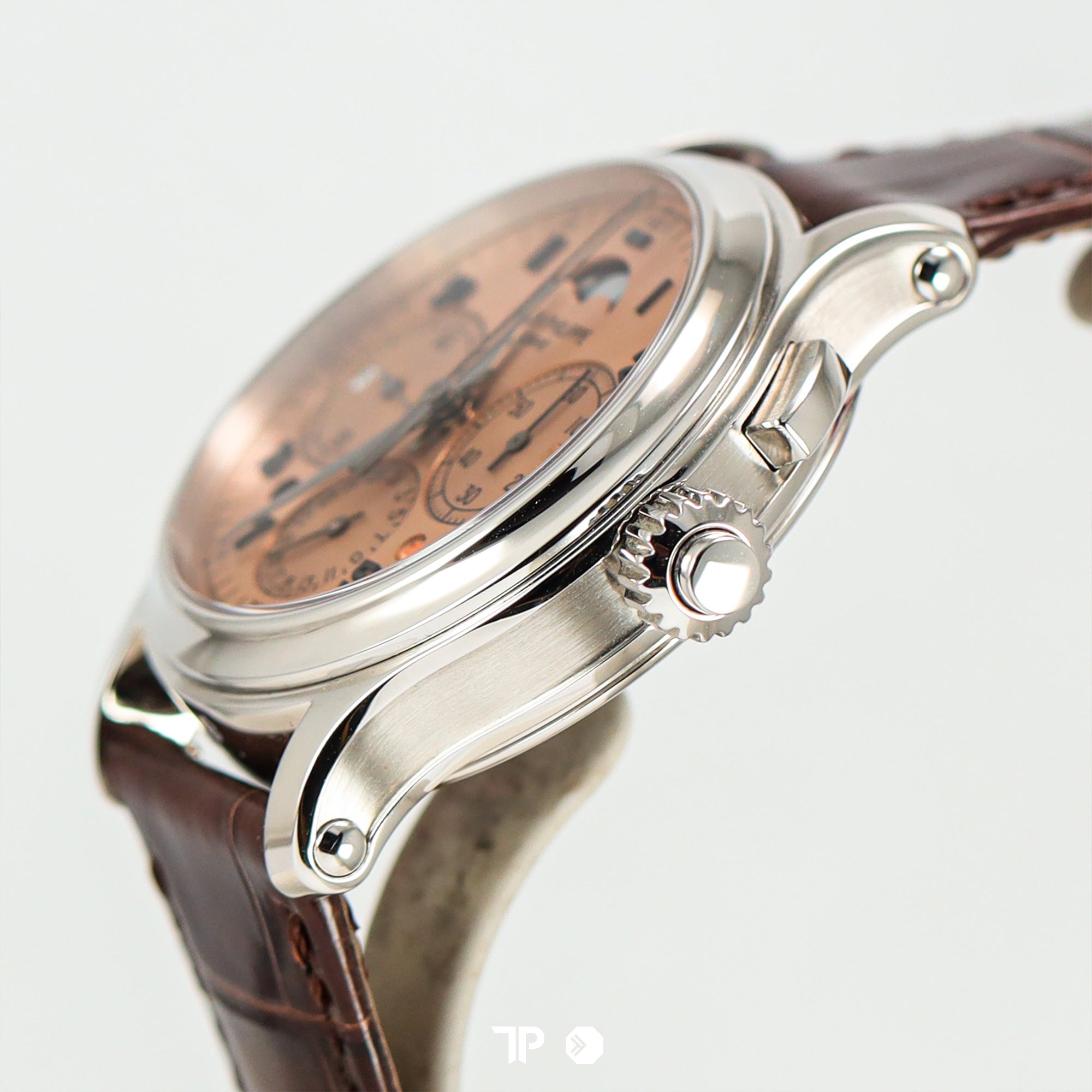 5372P Perpetual Calendar Chronograph Split-Seconds Platinum Salmon Dial 38.3mm (2020)