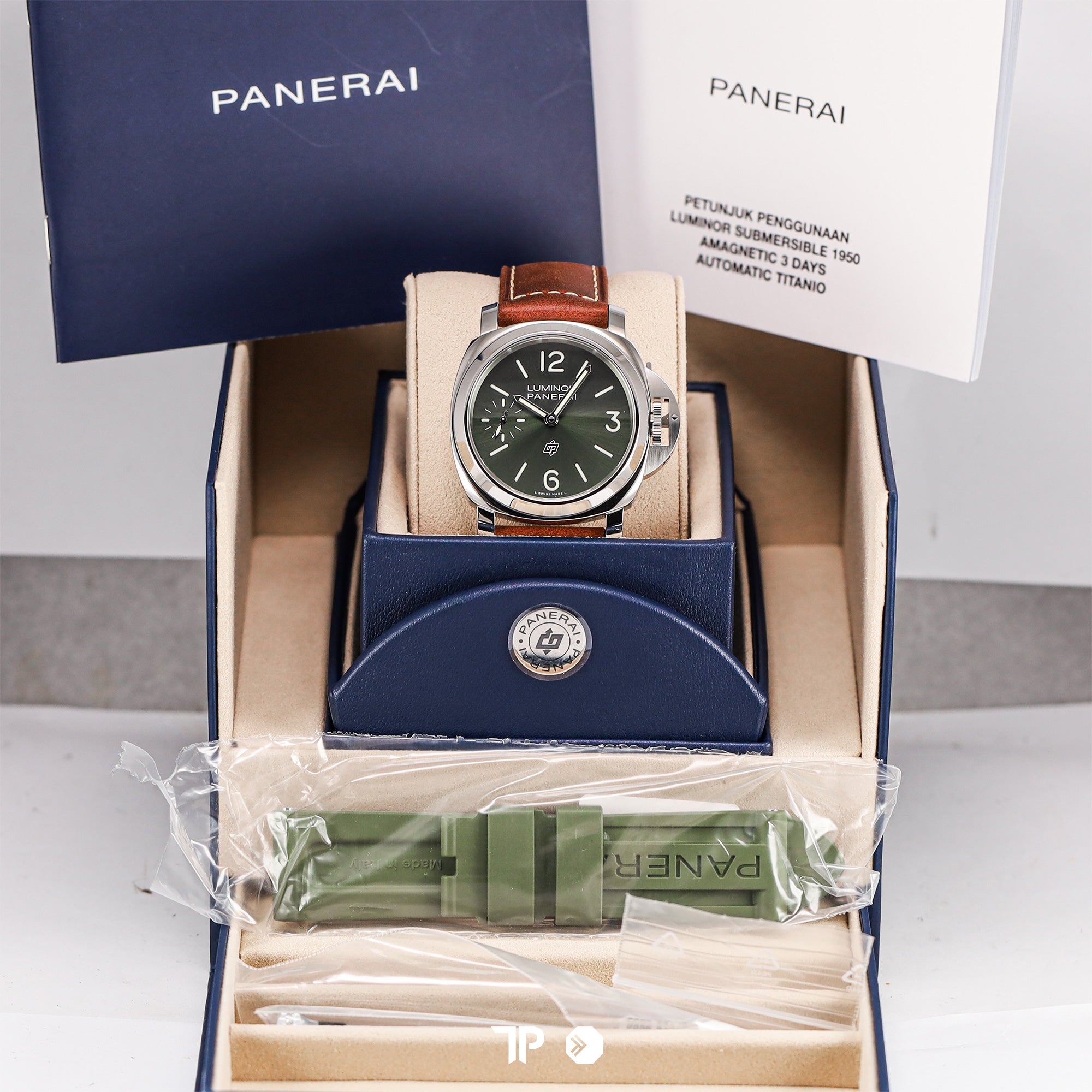 Luminor Logo 3 Days PAM01624 Green 44mm NEW(2025)