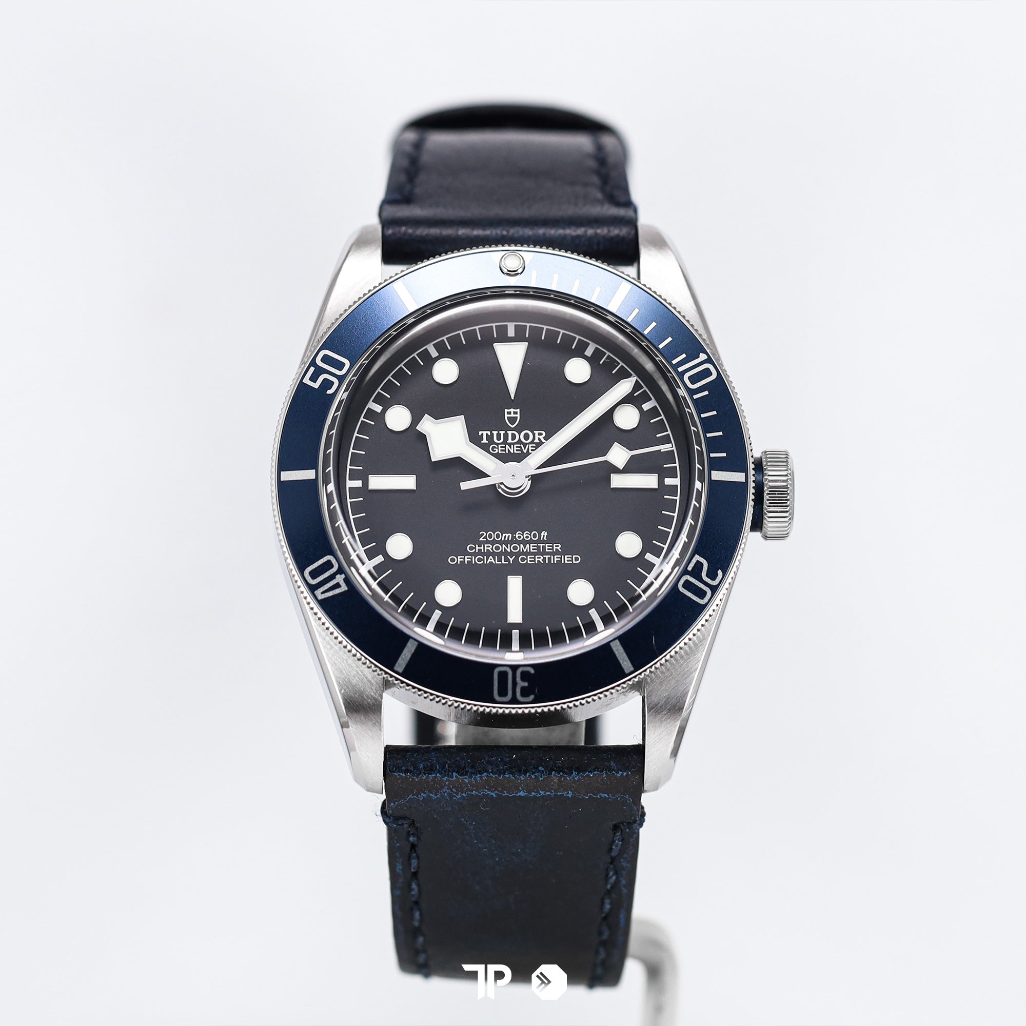 BlackBay 41 Blue Bezel Black Dial Leather (2018)
