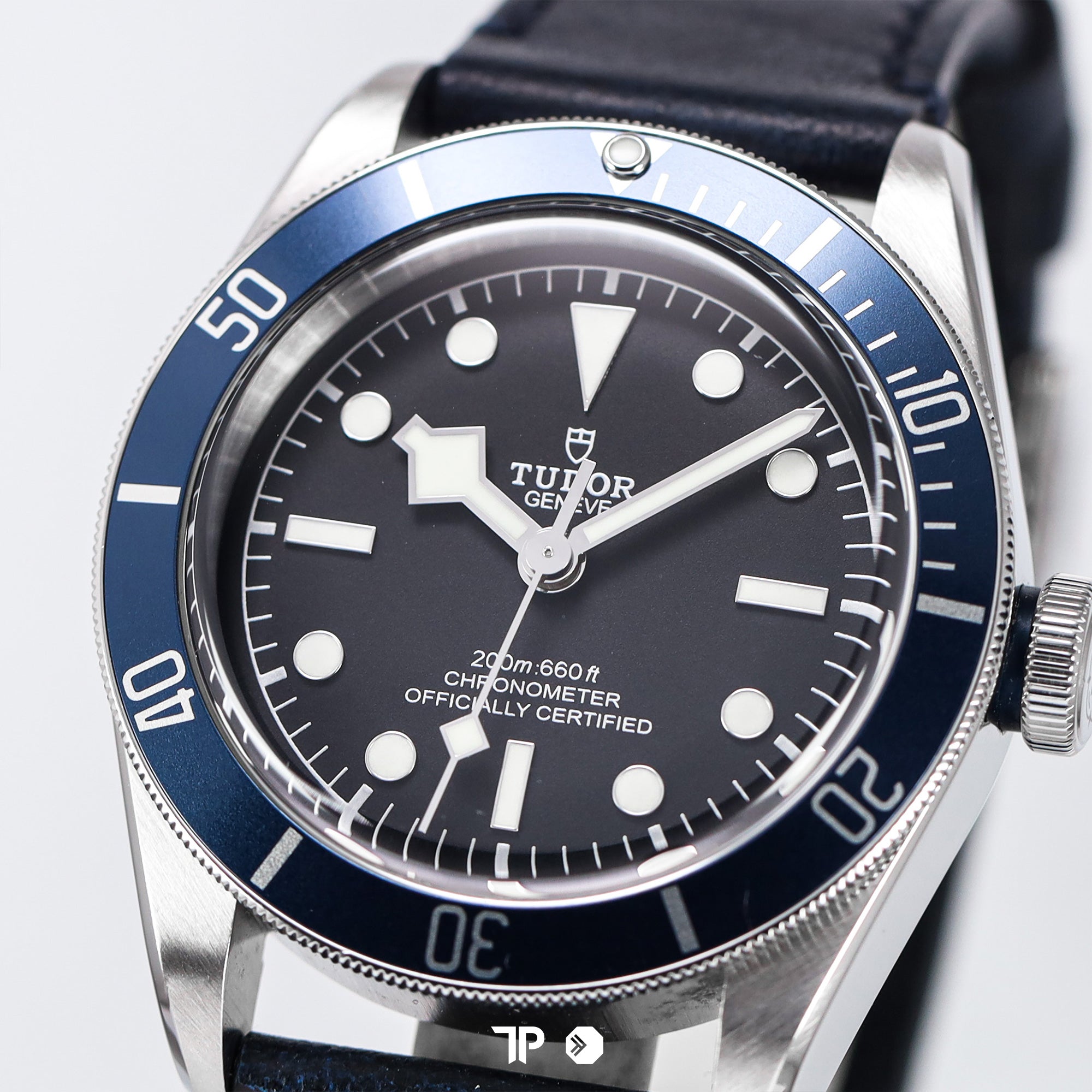 BlackBay 41 Blue Bezel Black Dial Leather (2018)